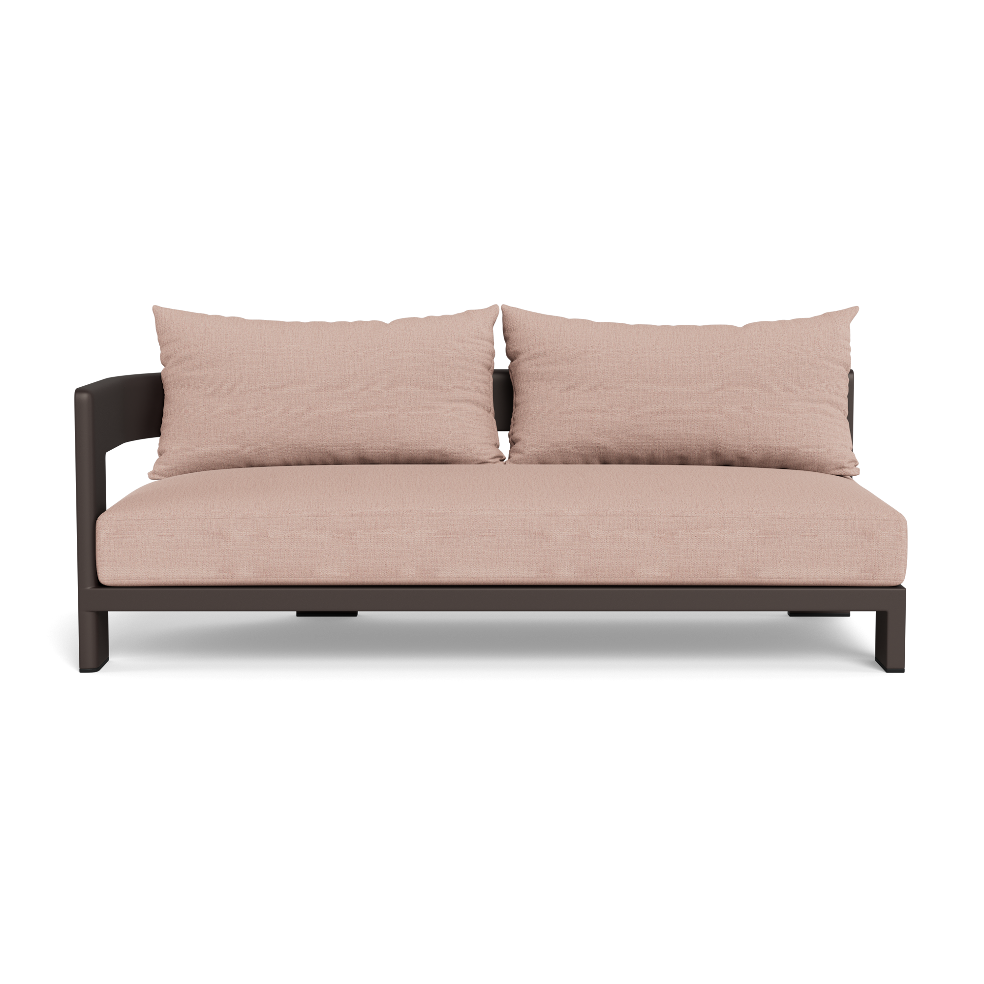 Victoria Aluminum 2 Seat 1 Arm Left