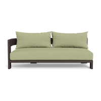 Victoria Aluminum 2 Seat 1 Arm Left