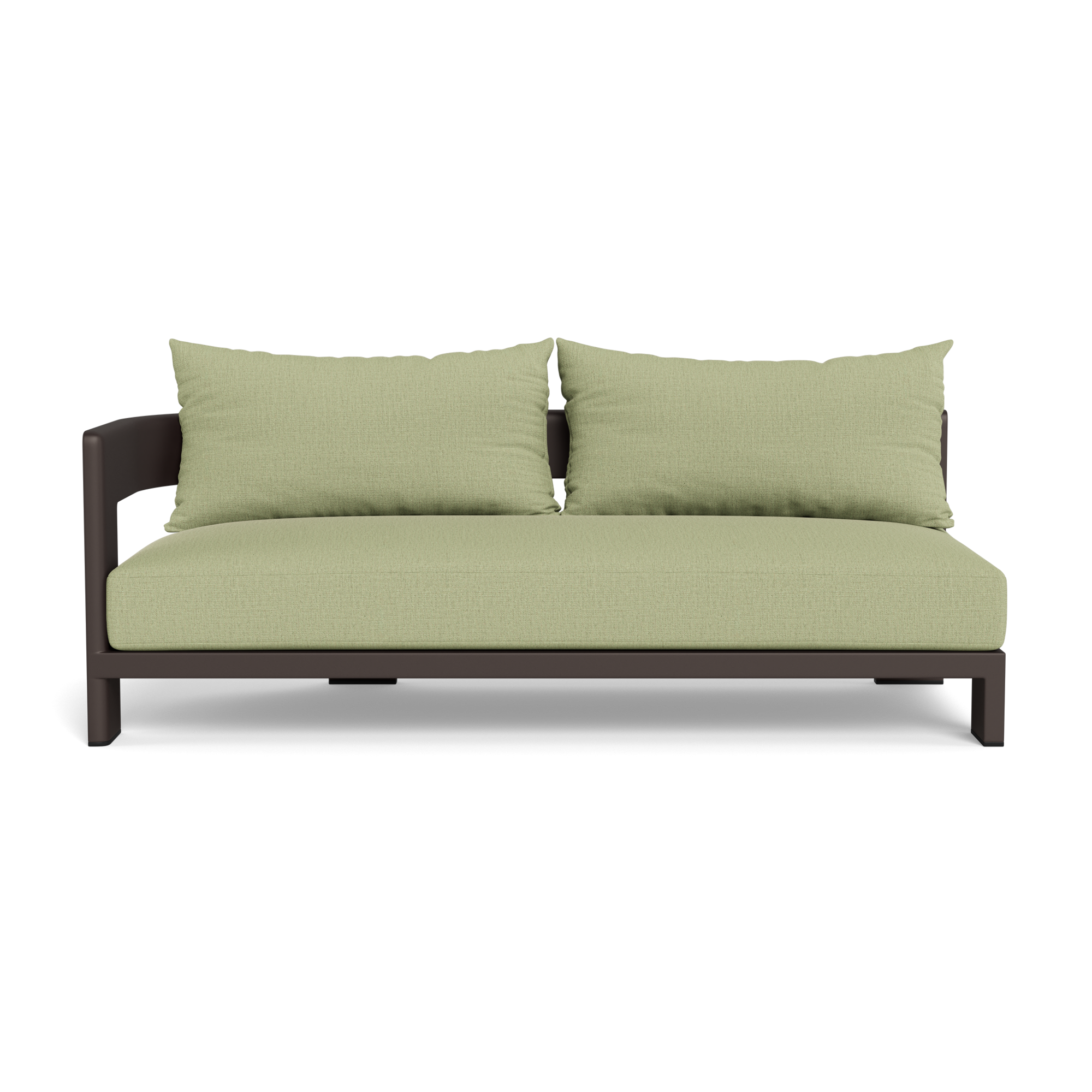 Victoria Aluminum 2 Seat 1 Arm Left