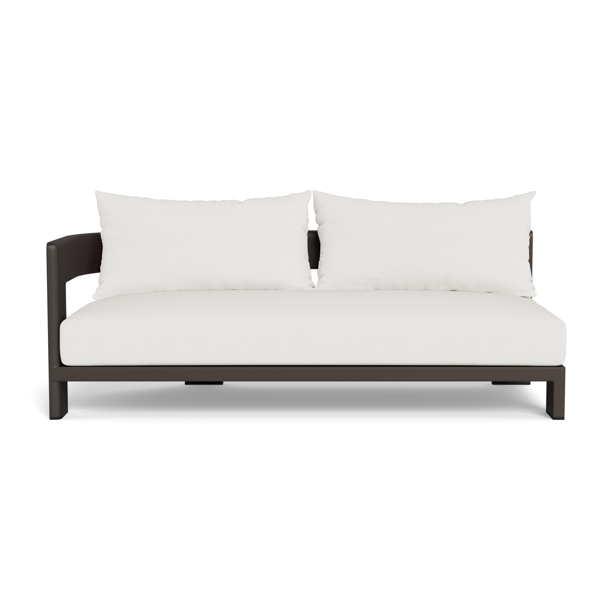 Victoria Aluminum 2 Seat 1 Arm Left