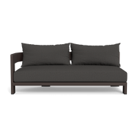 Victoria Aluminum 2 Seat 1 Arm Left