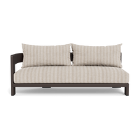 Victoria Aluminum 2 Seat 1 Arm Left