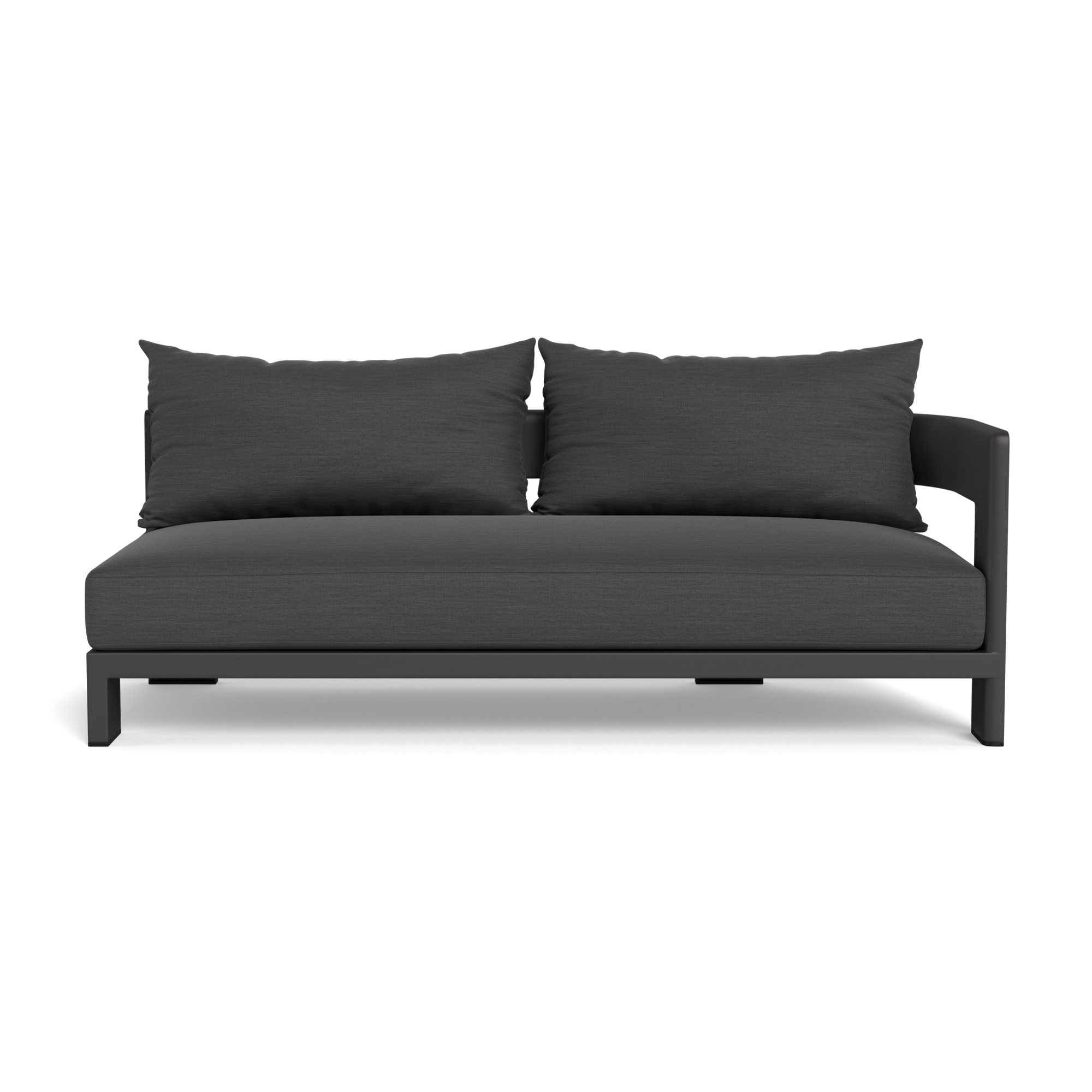 Victoria Aluminum 2 Seat 1 Arm Right