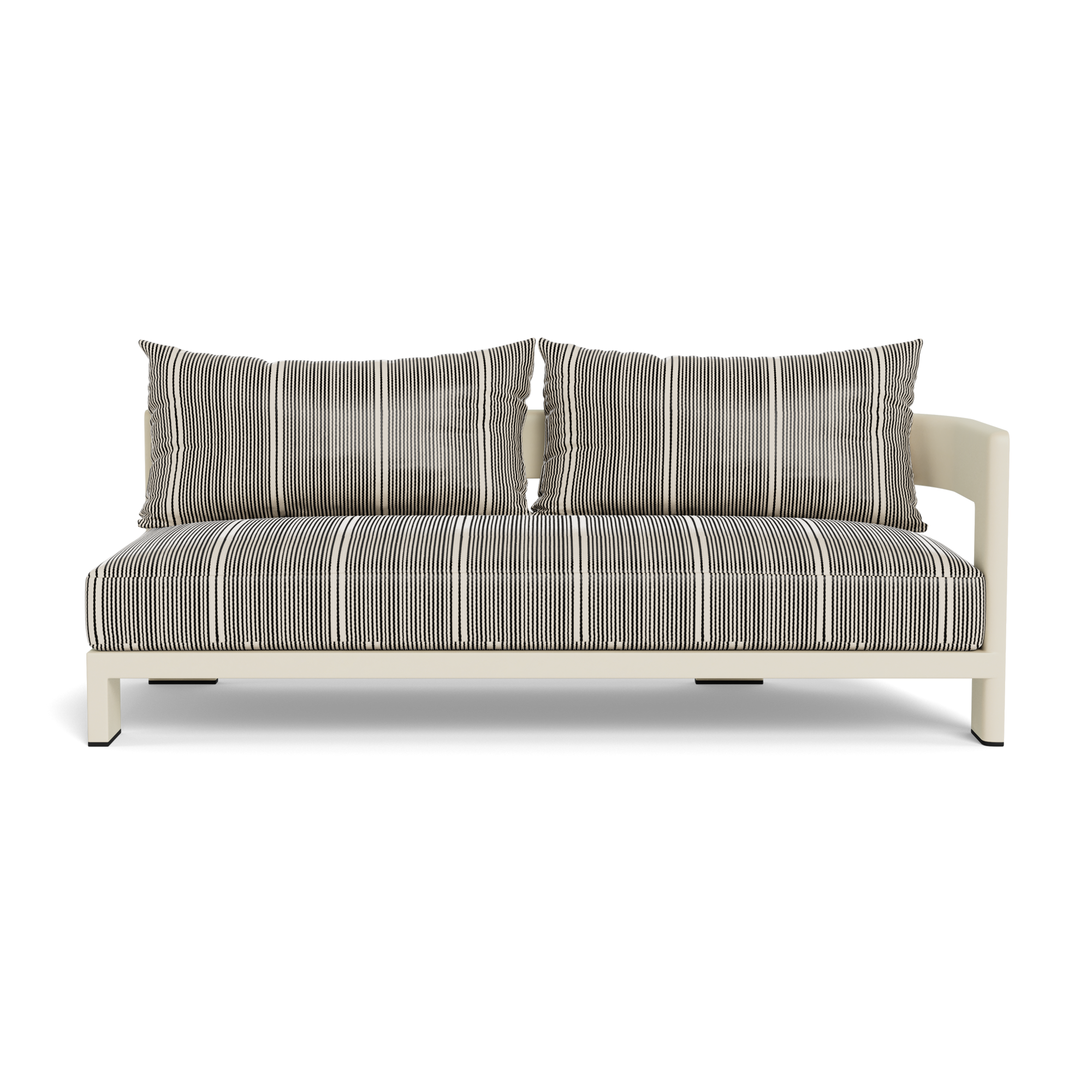 Victoria Aluminum 2 Seat 1 Arm Right