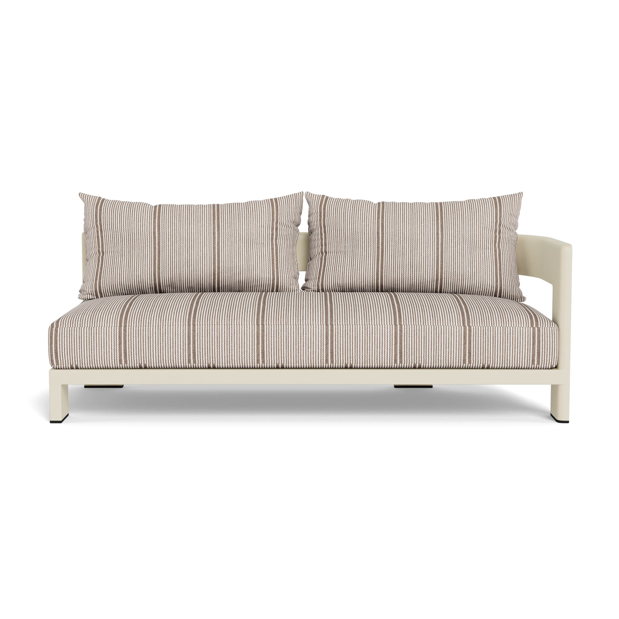 Victoria Aluminum 2 Seat 1 Arm Right