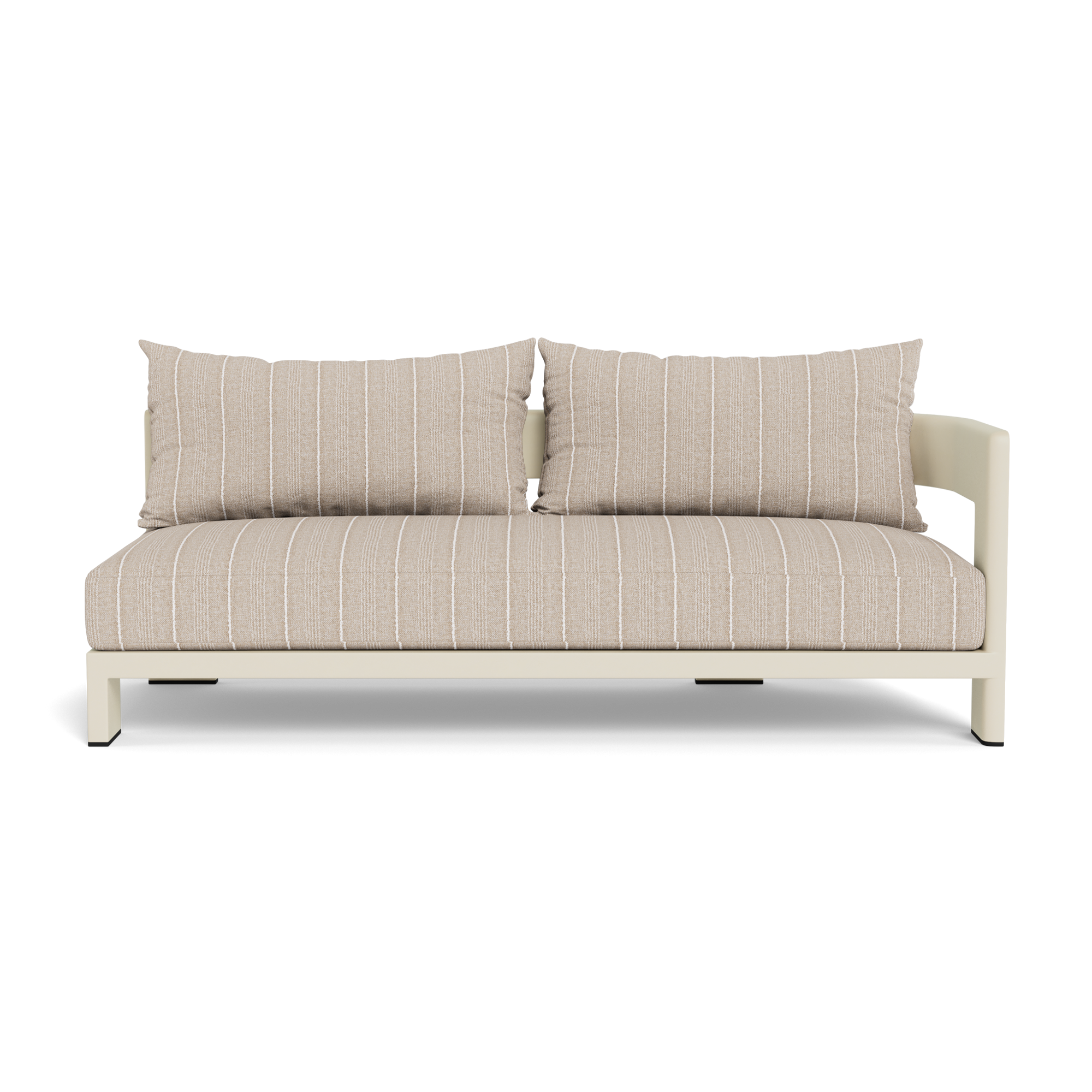 Victoria Aluminum 2 Seat 1 Arm Right