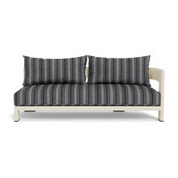 Victoria Aluminum 2 Seat 1 Arm Right