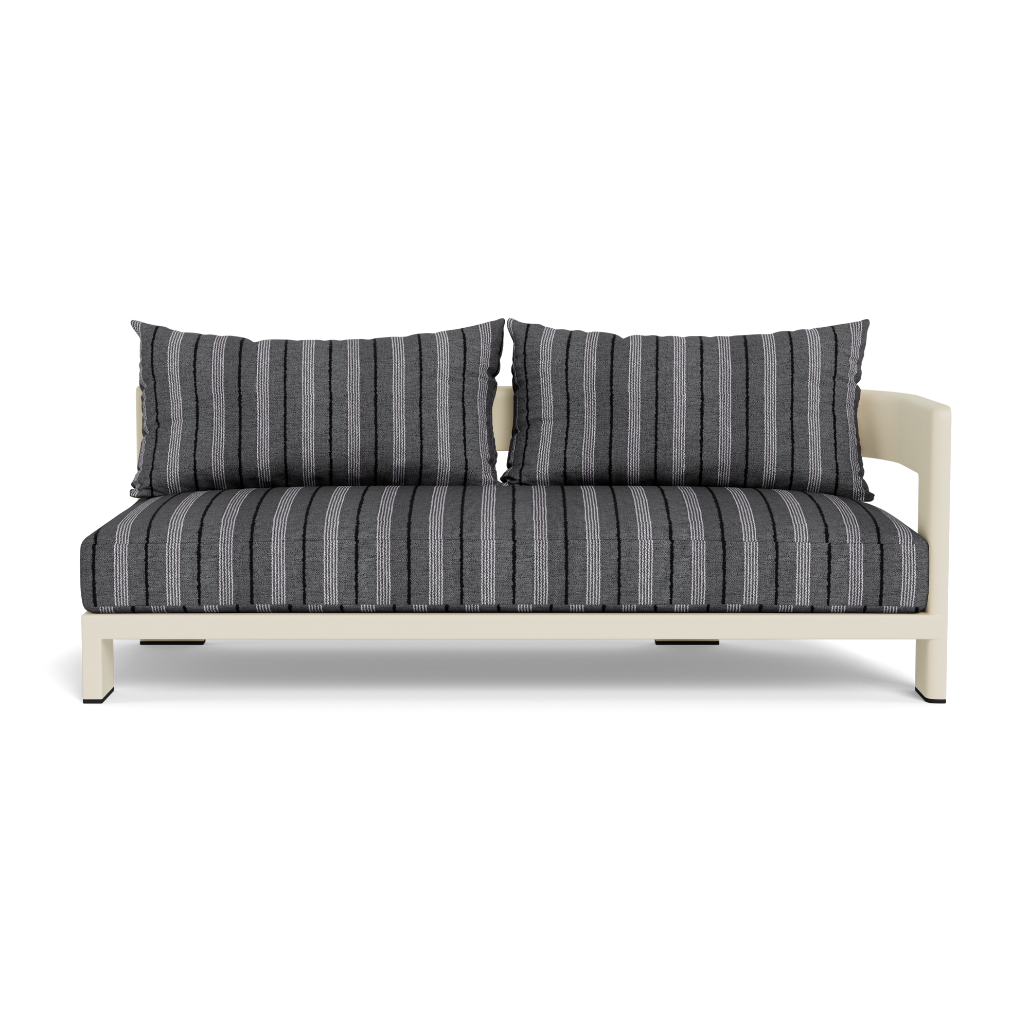 Victoria Aluminum 2 Seat 1 Arm Right