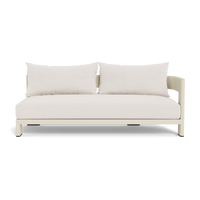 Victoria Aluminum 2 Seat 1 Arm Right