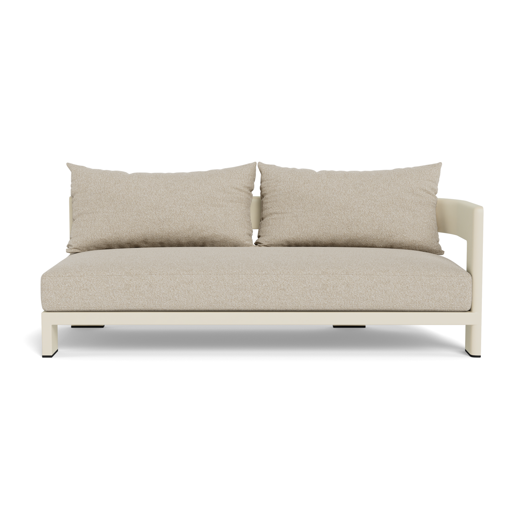 Victoria Aluminum 2 Seat 1 Arm Right