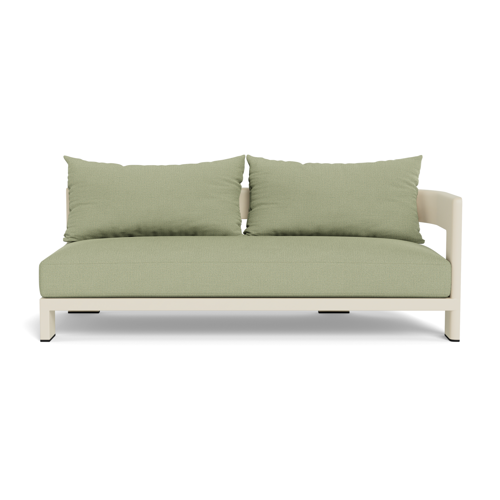 Victoria Aluminum 2 Seat 1 Arm Right