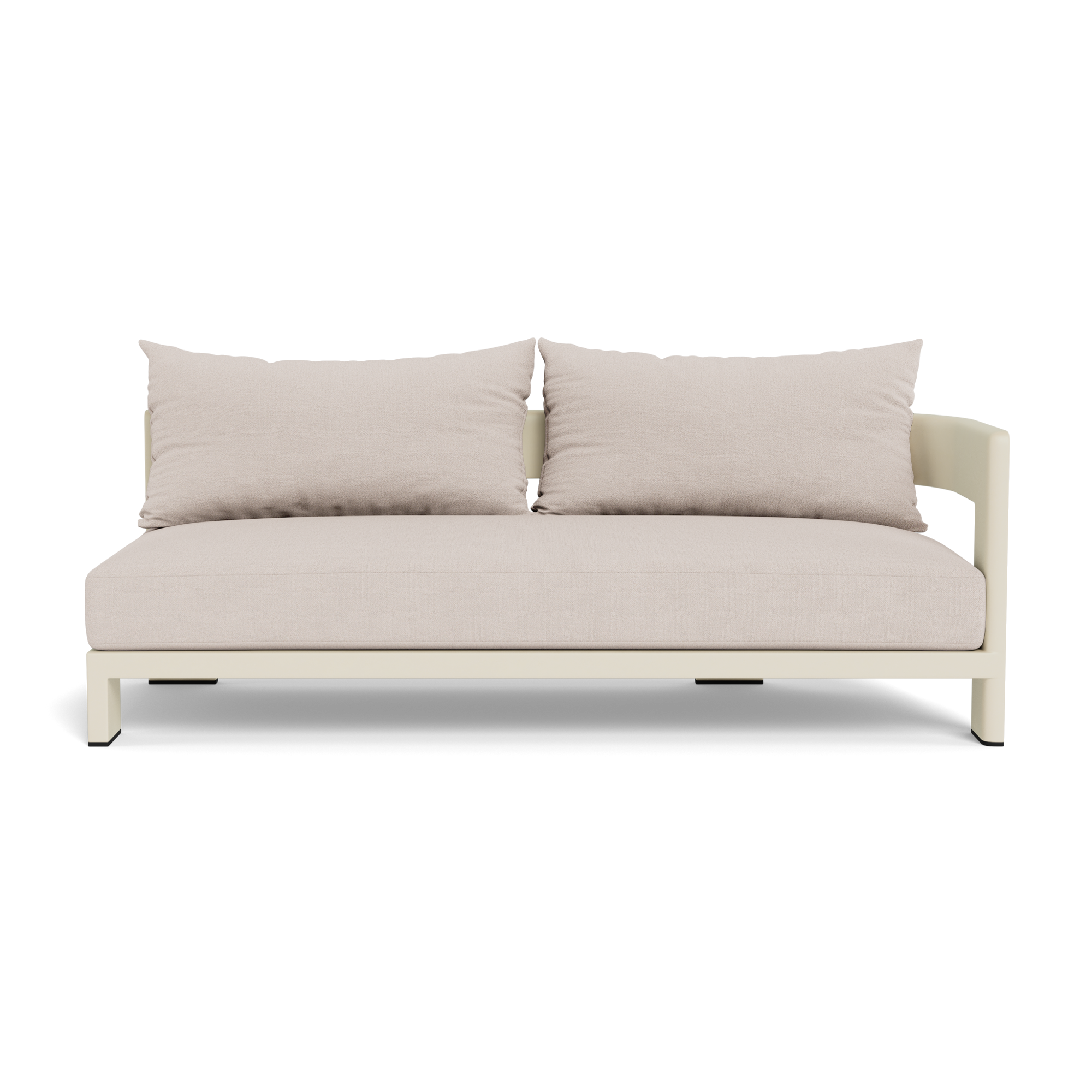 Victoria Aluminum 2 Seat 1 Arm Right