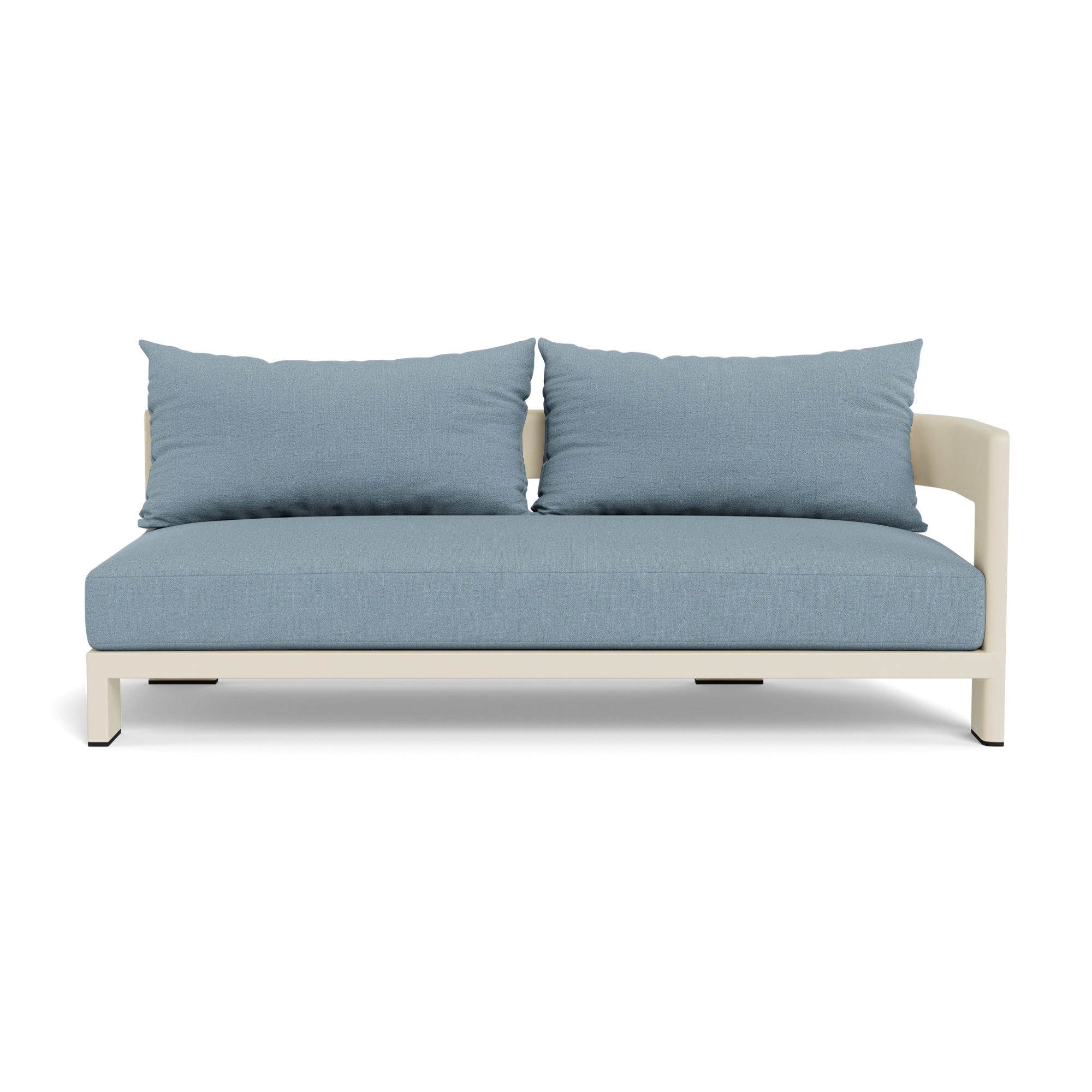 Victoria Aluminum 2 Seat 1 Arm Right