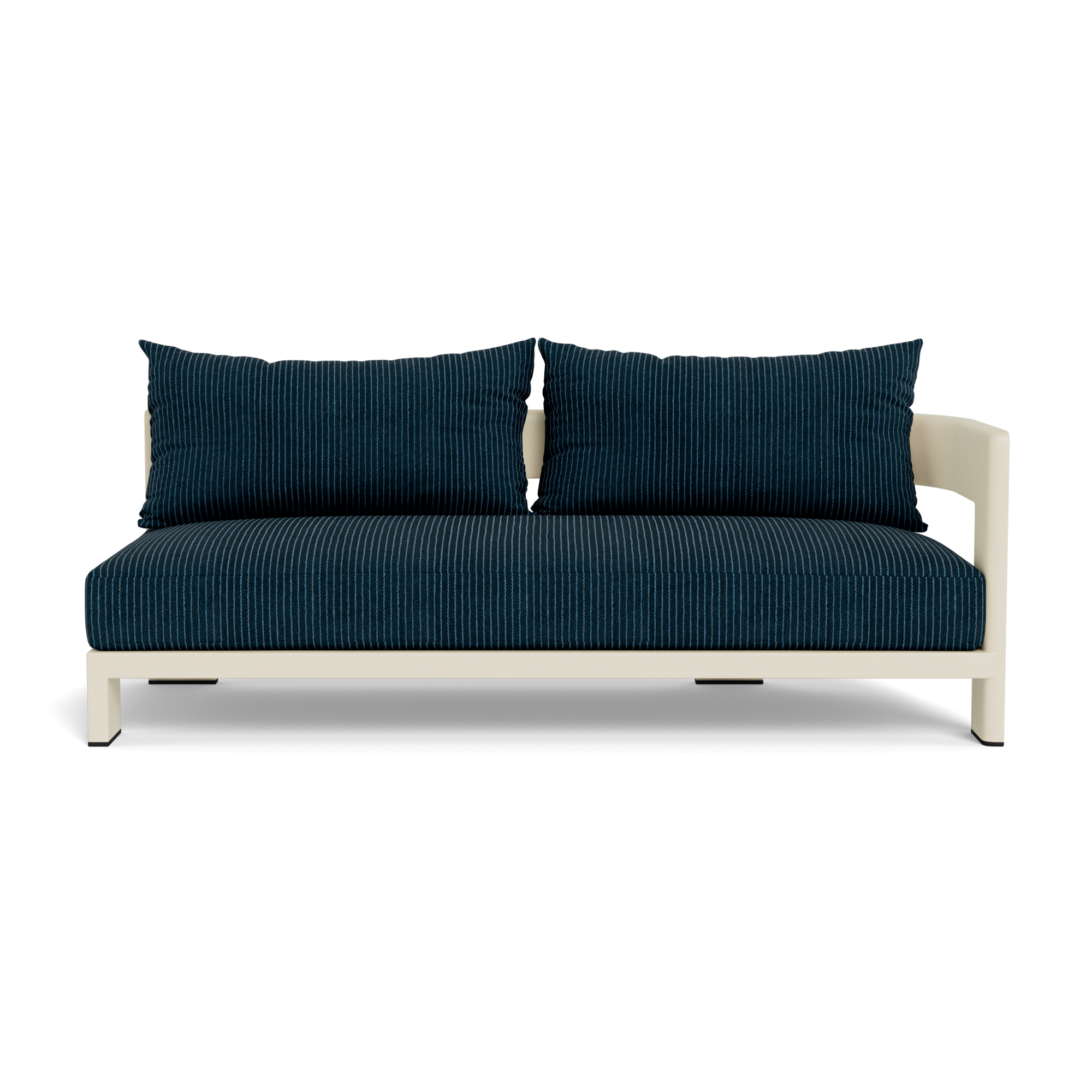 Victoria Aluminum 2 Seat 1 Arm Right