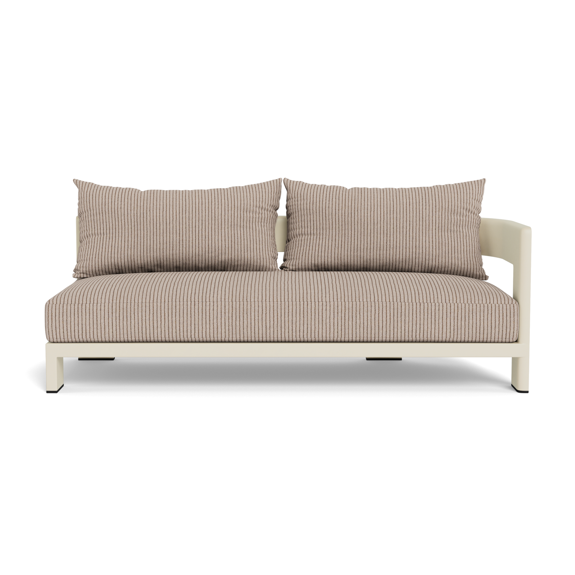 Victoria Aluminum 2 Seat 1 Arm Right