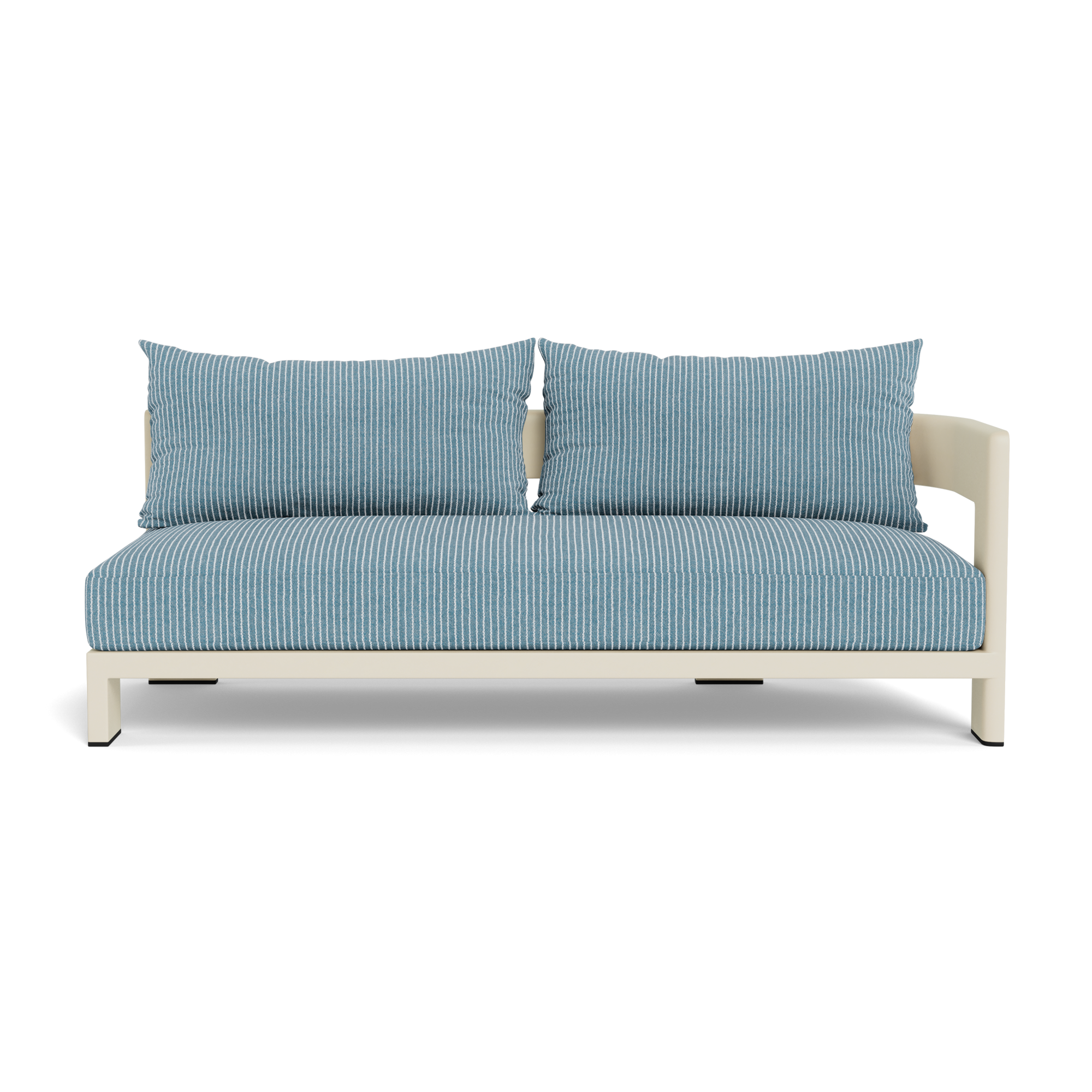 Victoria Aluminum 2 Seat 1 Arm Right