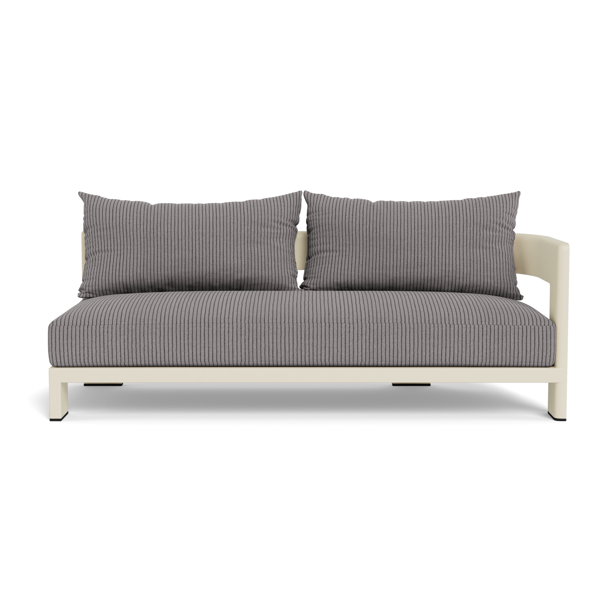 Victoria Aluminum 2 Seat 1 Arm Right