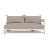 Victoria Aluminum 2 Seat 1 Arm Right