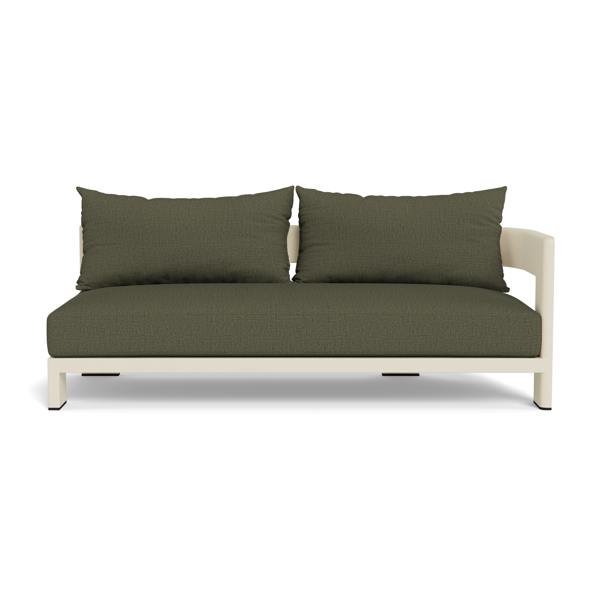 Victoria Aluminum 2 Seat 1 Arm Right