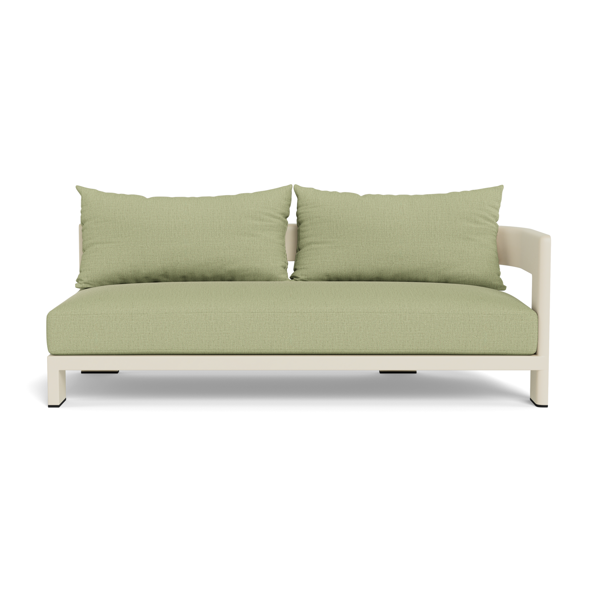 Victoria Aluminum 2 Seat 1 Arm Right
