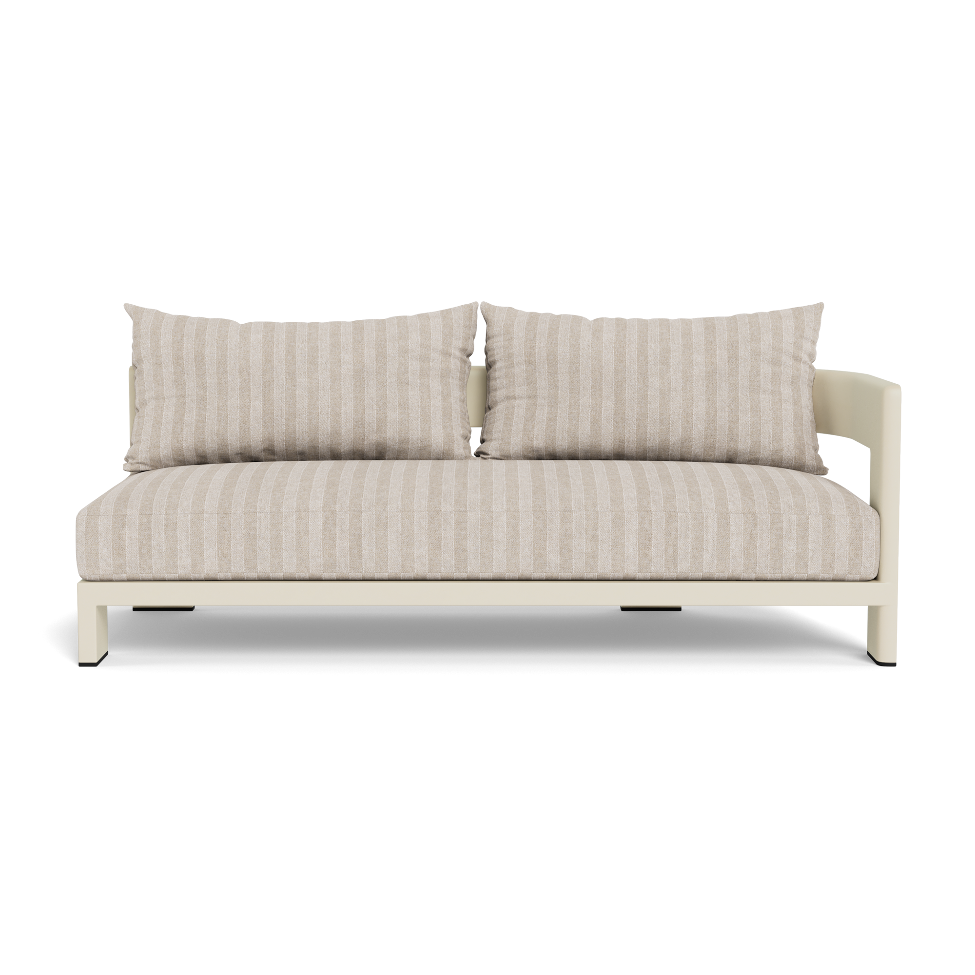 Victoria Aluminum 2 Seat 1 Arm Right