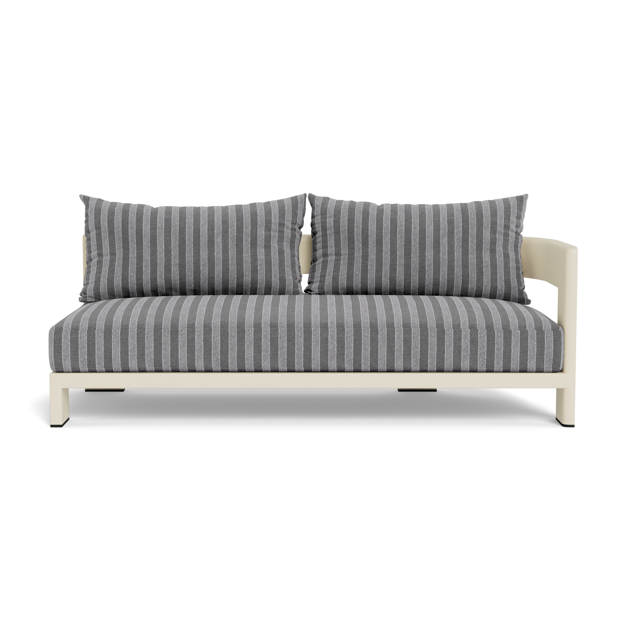 Victoria Aluminum 2 Seat 1 Arm Right