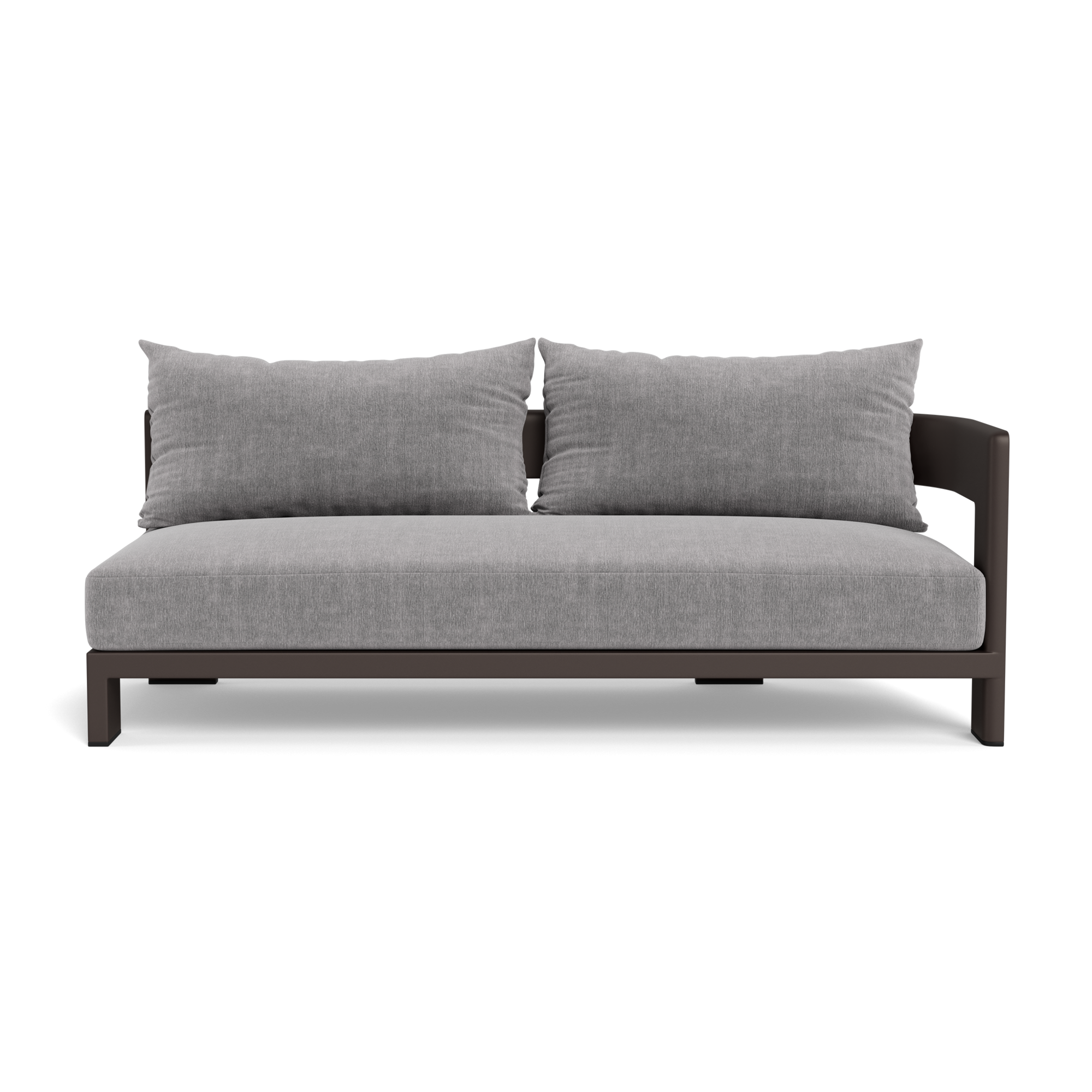 Victoria Aluminum 2 Seat 1 Arm Right