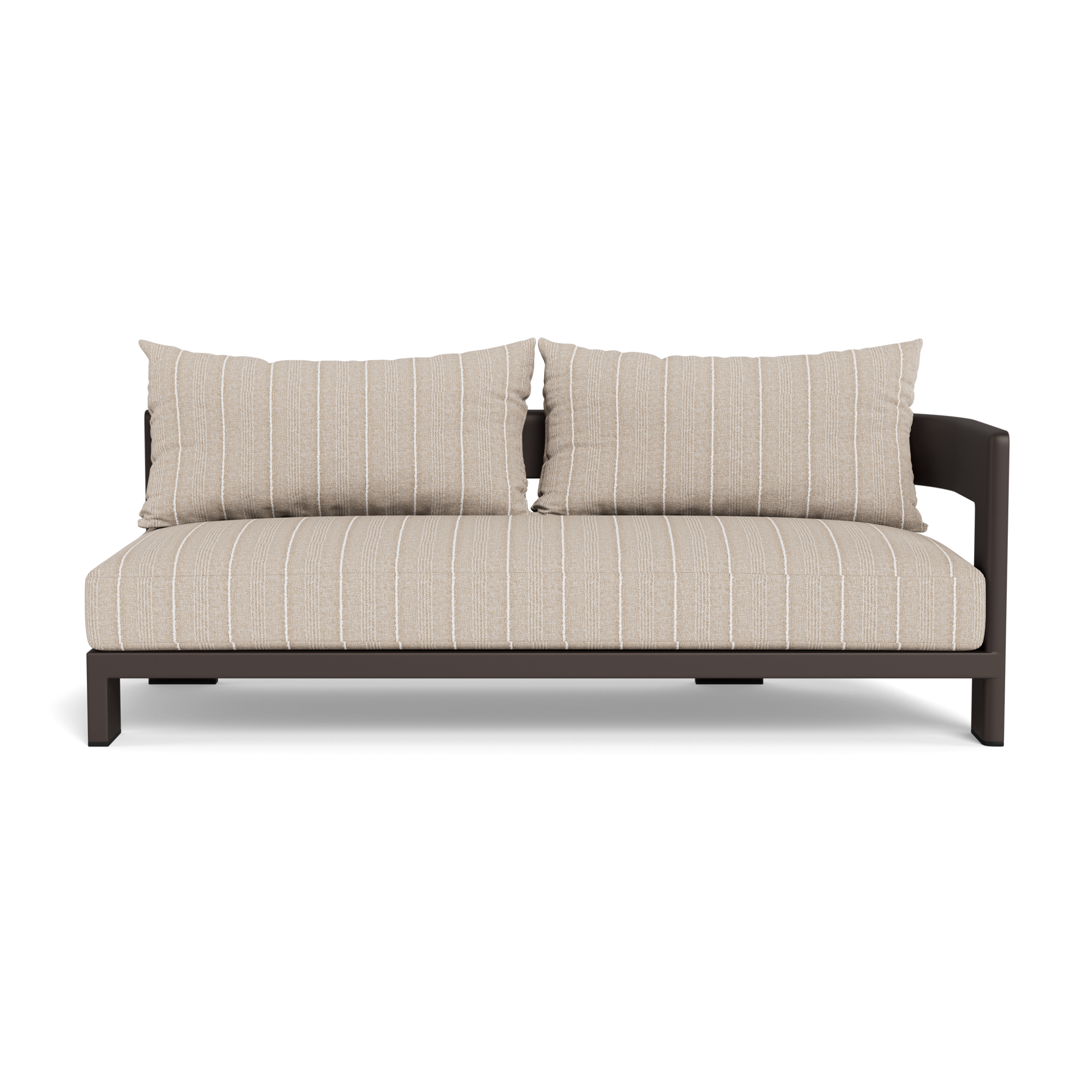 Victoria Aluminum 2 Seat 1 Arm Right