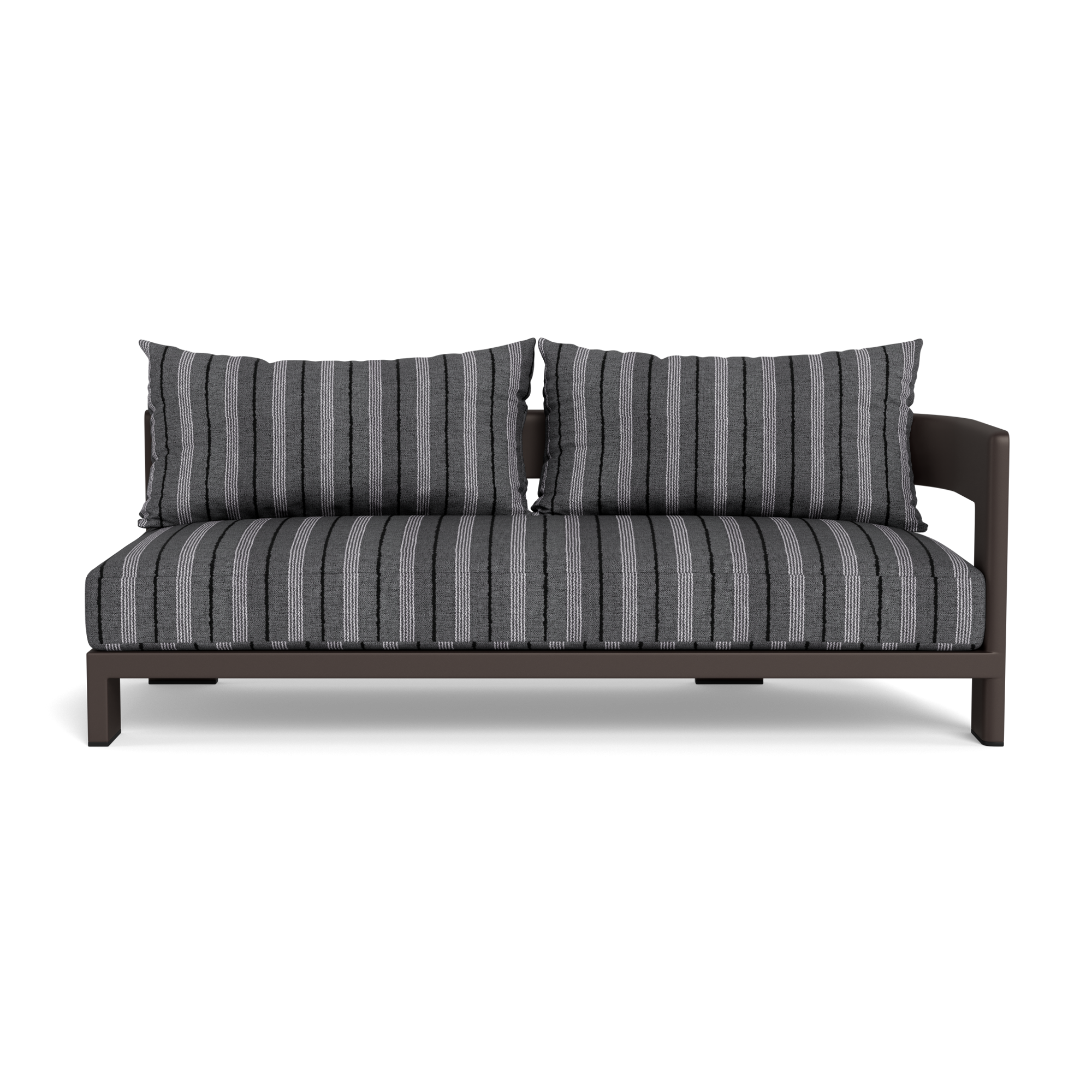 Victoria Aluminum 2 Seat 1 Arm Right