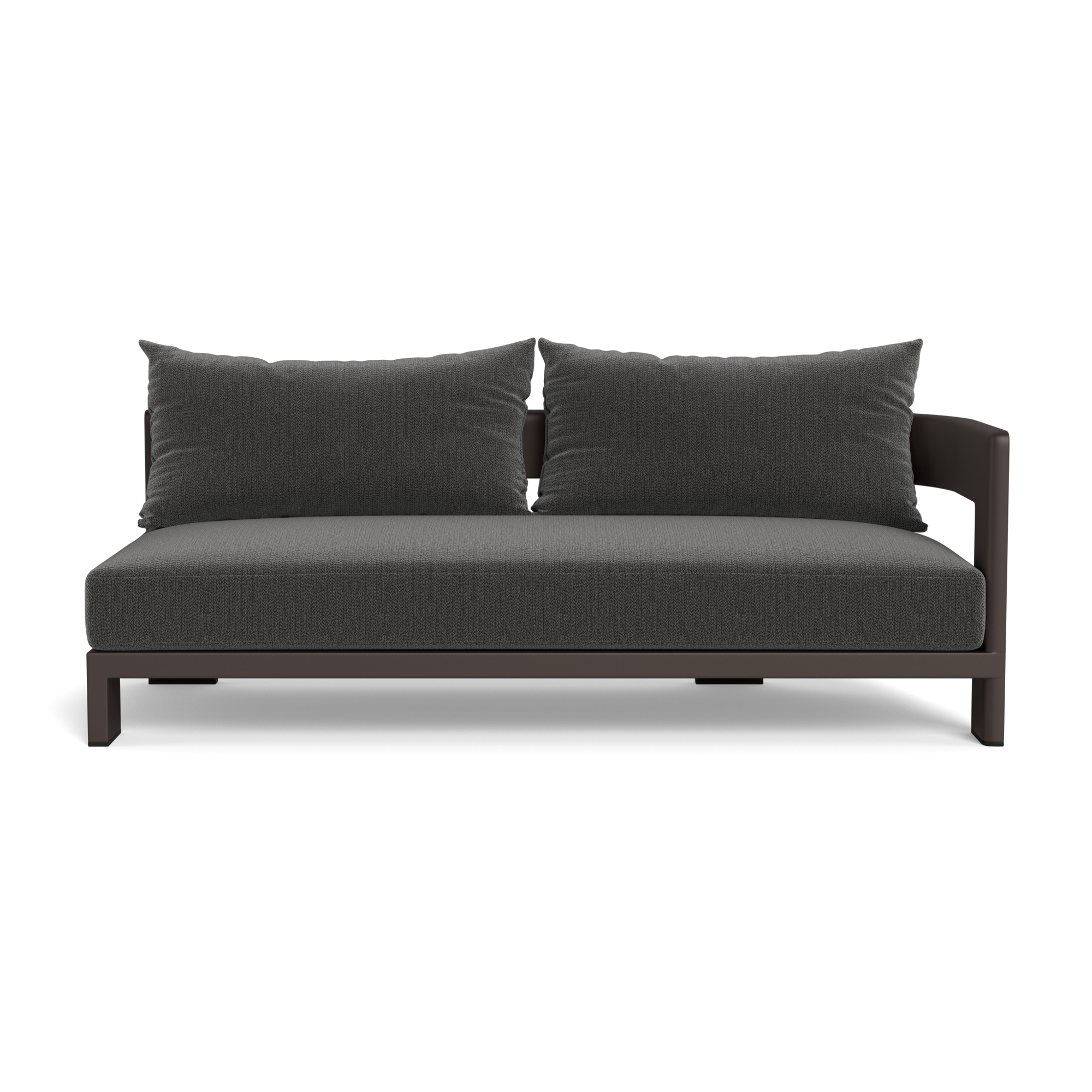 Victoria Aluminum 2 Seat 1 Arm Right