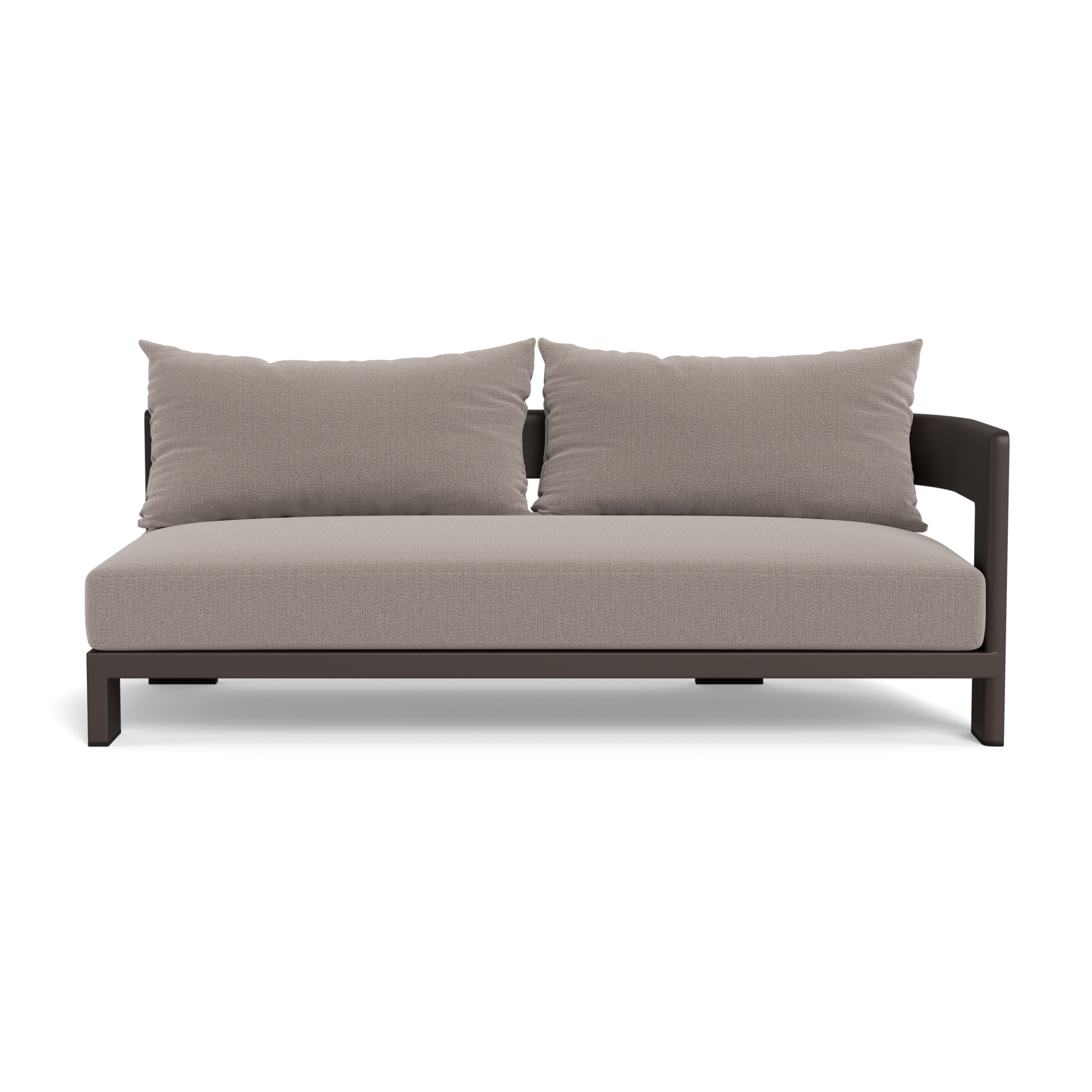 Victoria Aluminum 2 Seat 1 Arm Right