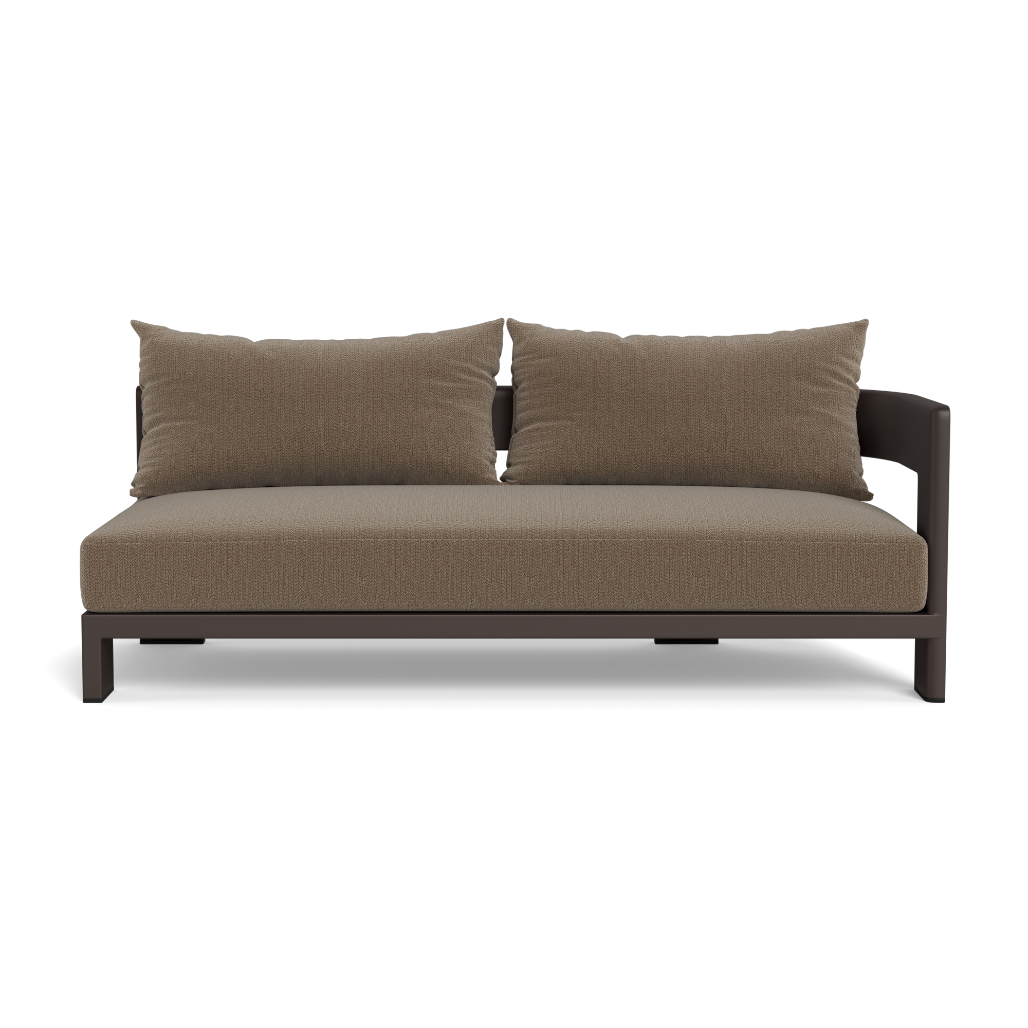Victoria Aluminum 2 Seat 1 Arm Right
