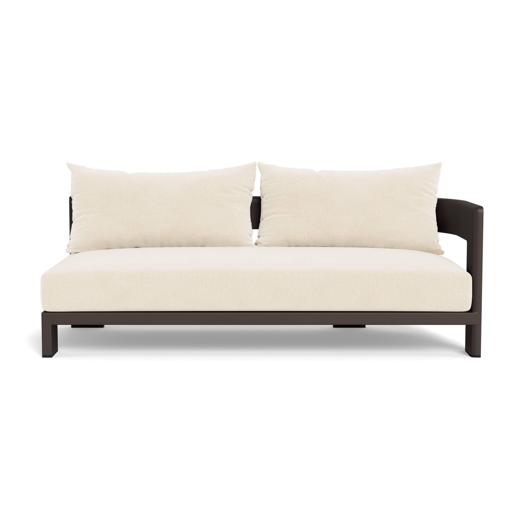 Victoria Aluminum 2 Seat 1 Arm Right