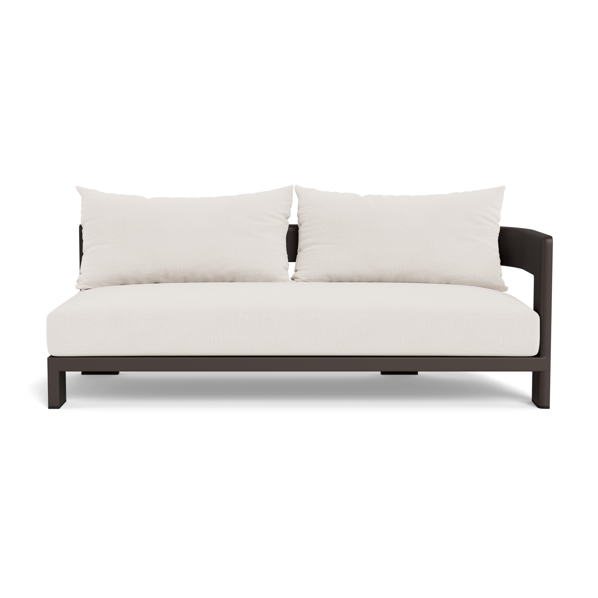 Victoria Aluminum 2 Seat 1 Arm Right
