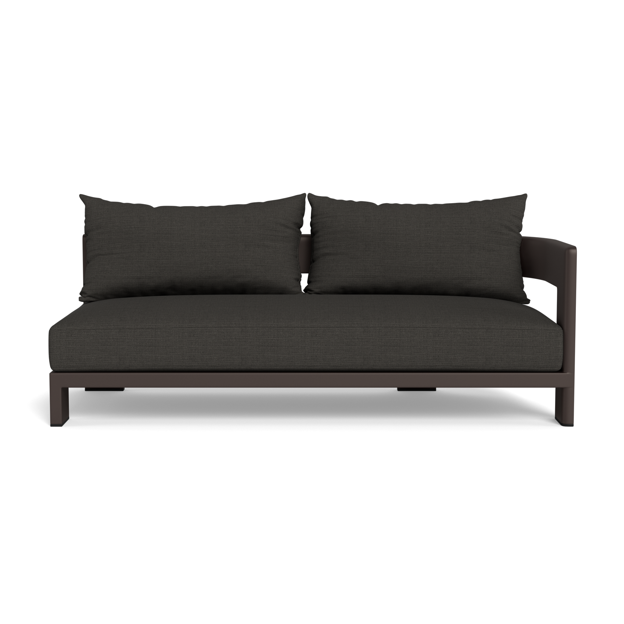 Victoria Aluminum 2 Seat 1 Arm Right