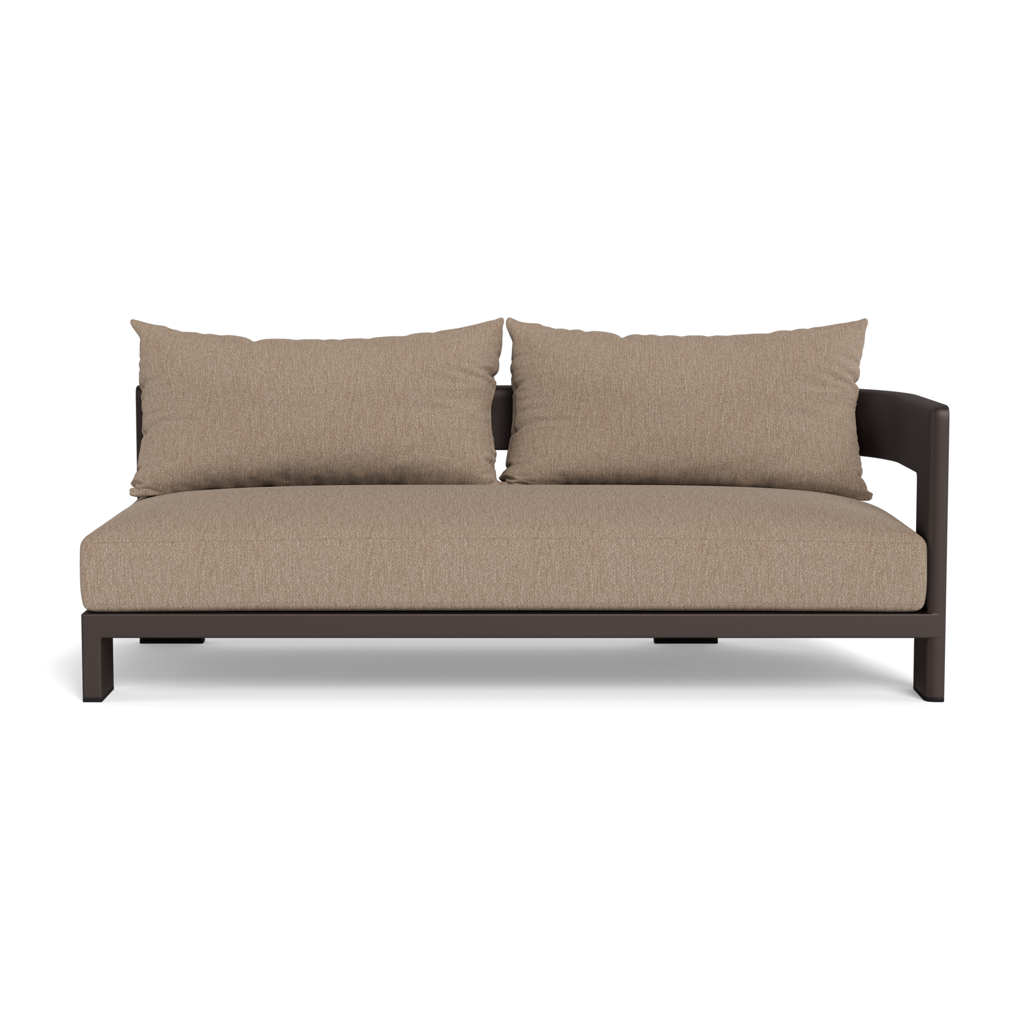 Victoria Aluminum 2 Seat 1 Arm Right
