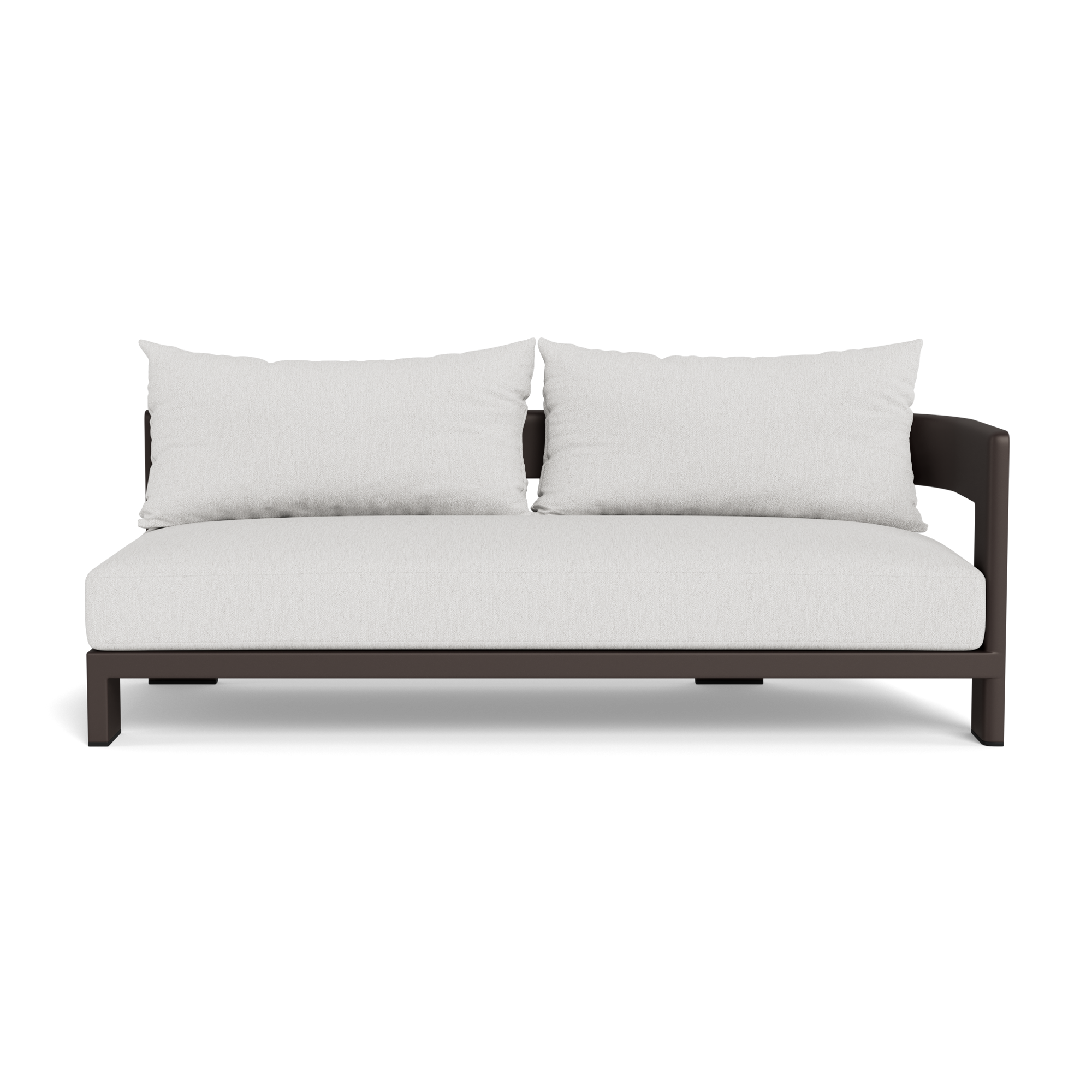 Victoria Aluminum 2 Seat 1 Arm Right