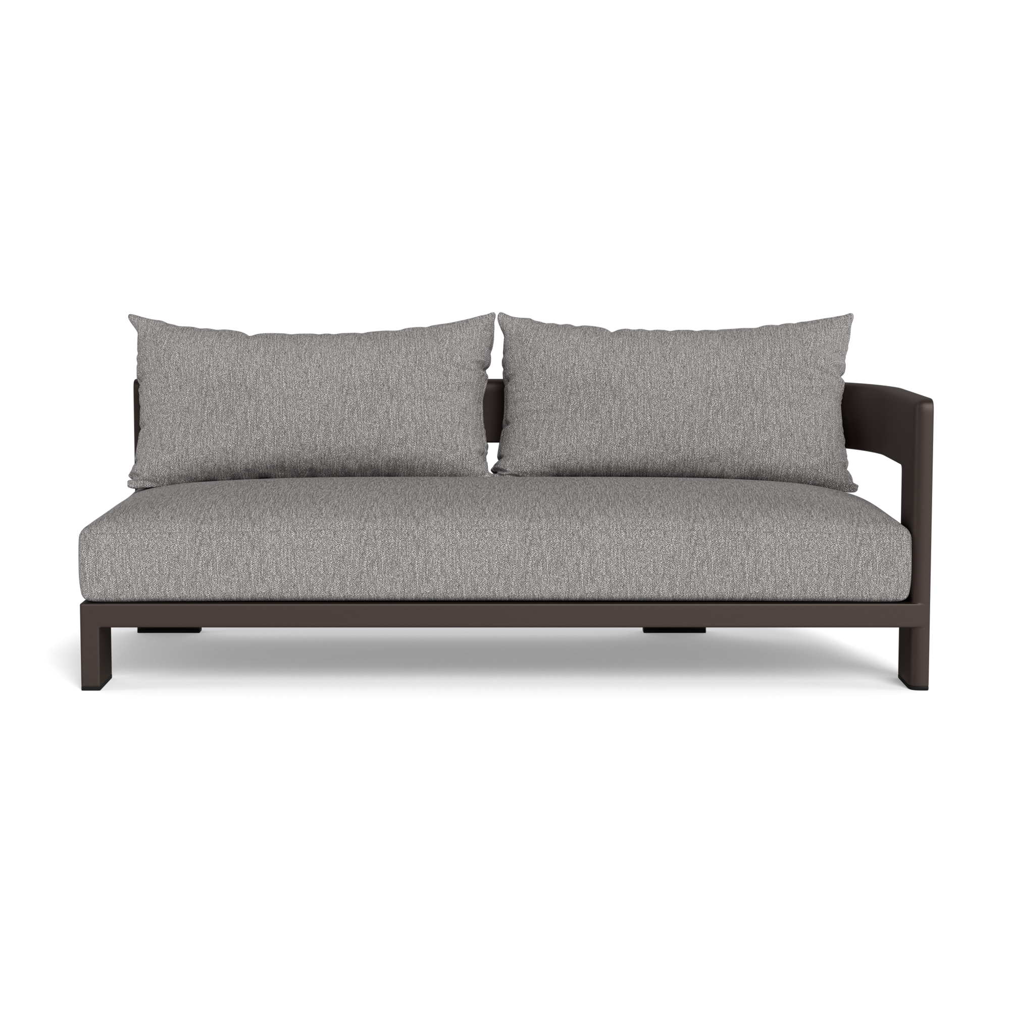 Victoria Aluminum 2 Seat 1 Arm Right
