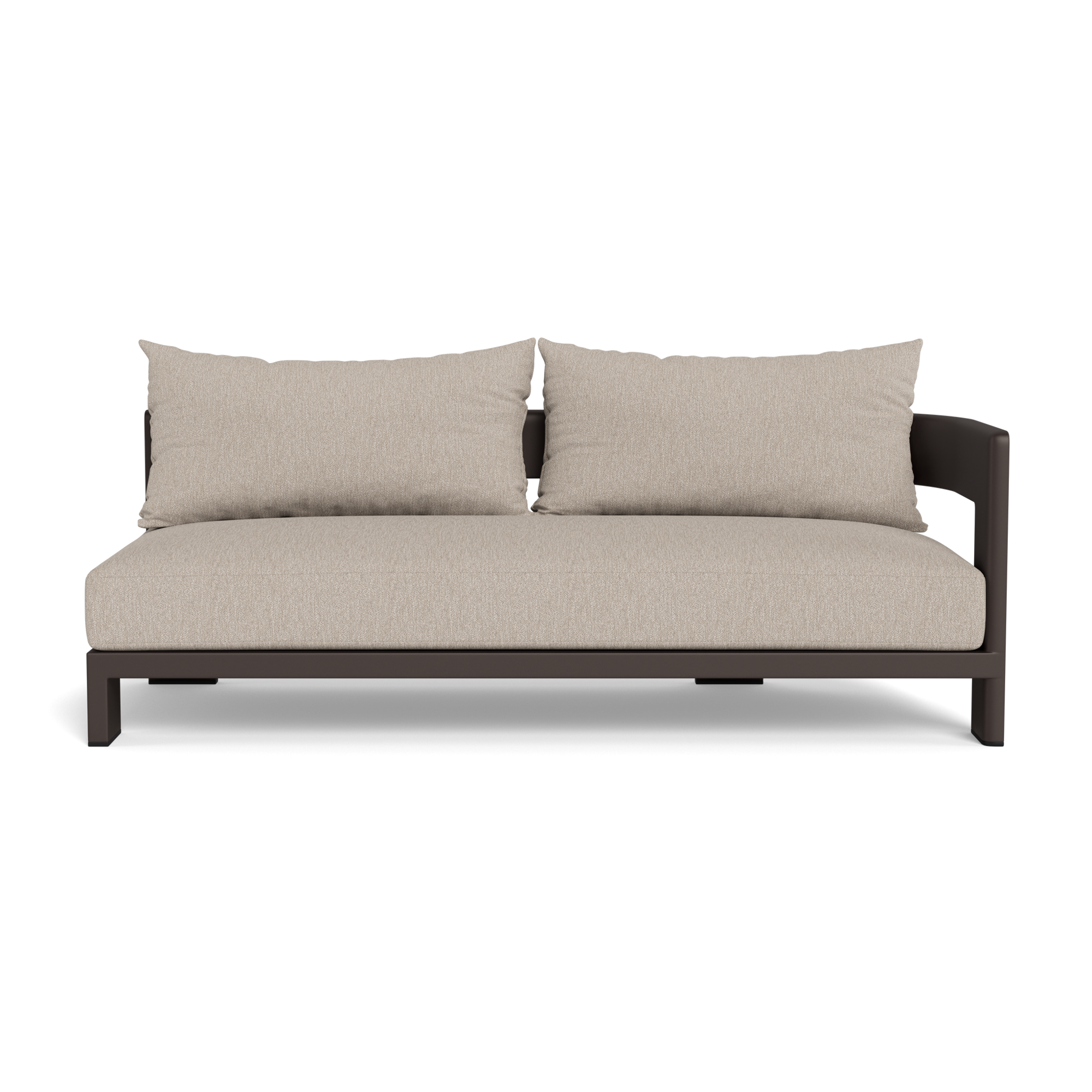 Victoria Aluminum 2 Seat 1 Arm Right
