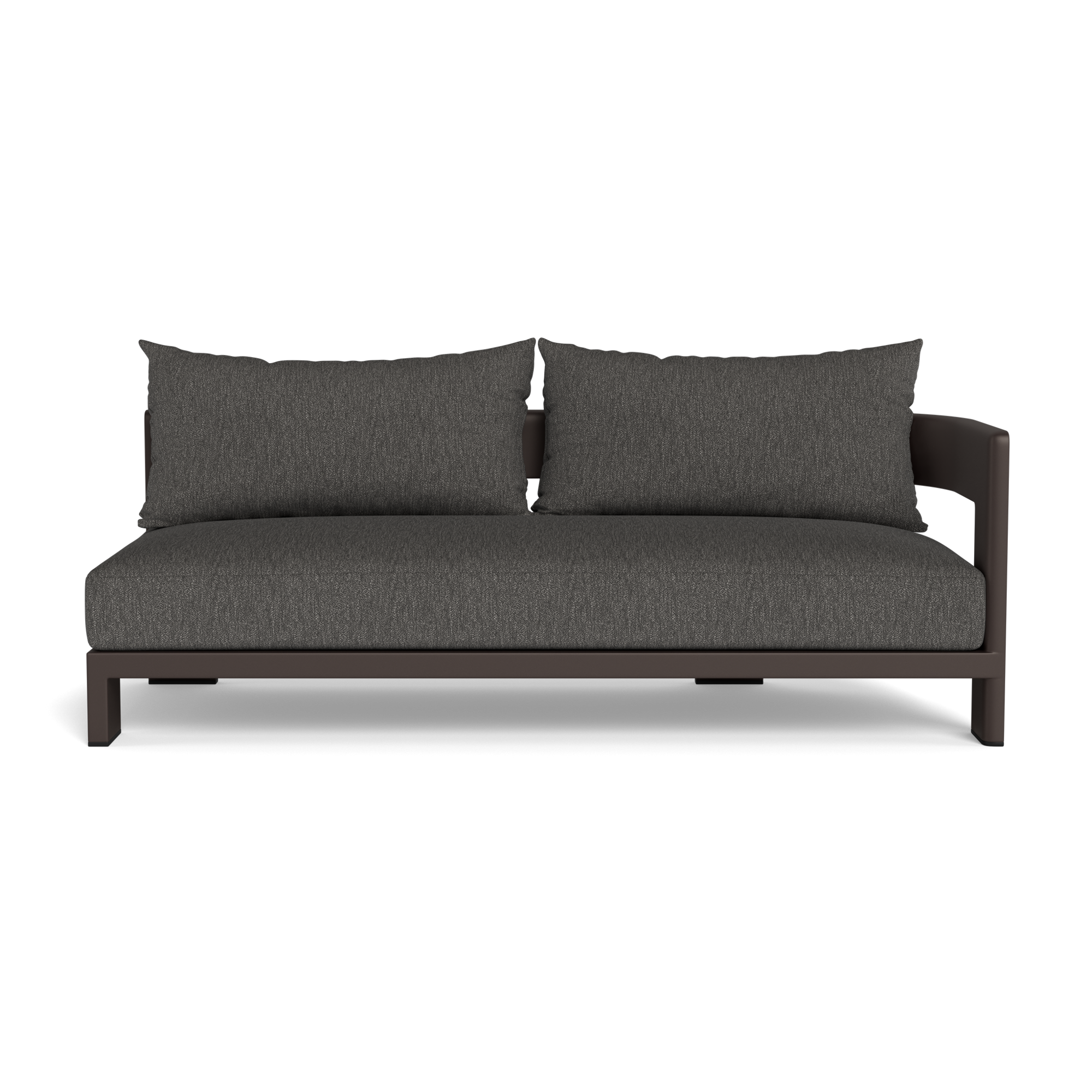 Victoria Aluminum 2 Seat 1 Arm Right