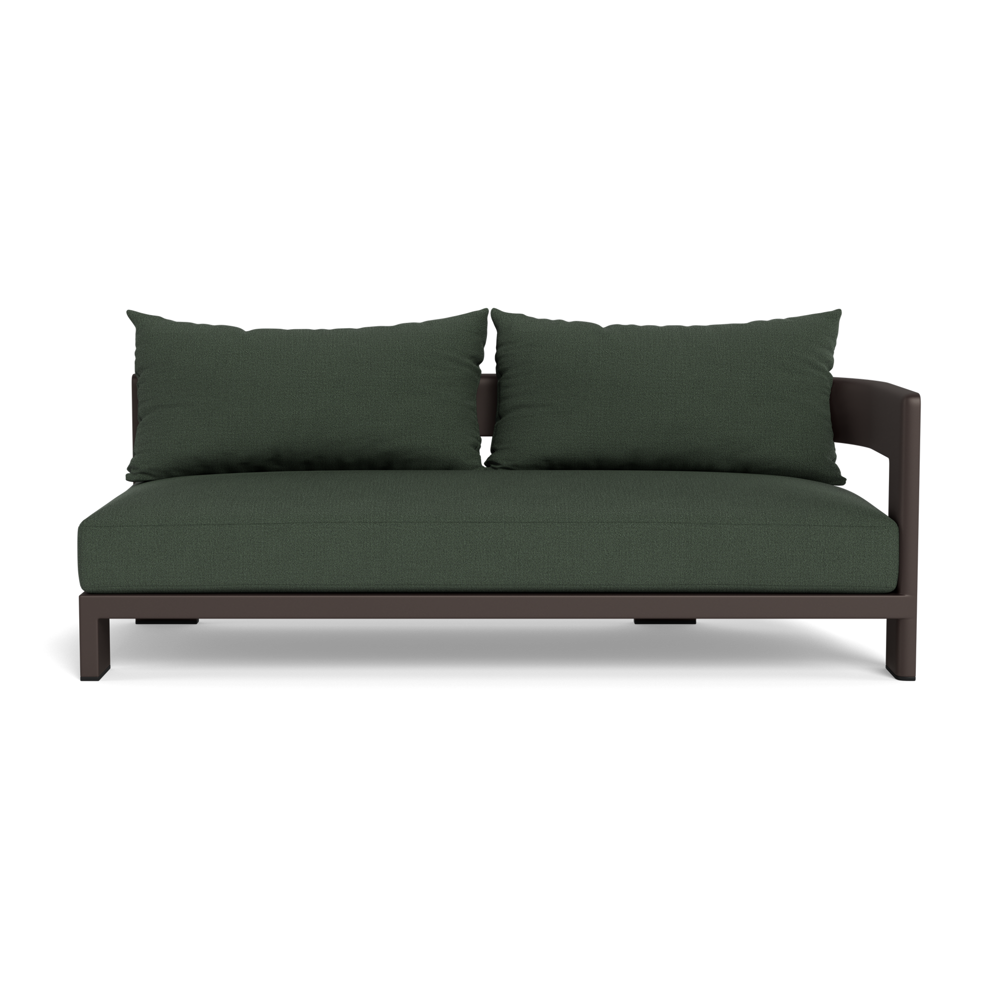 Victoria Aluminum 2 Seat 1 Arm Right