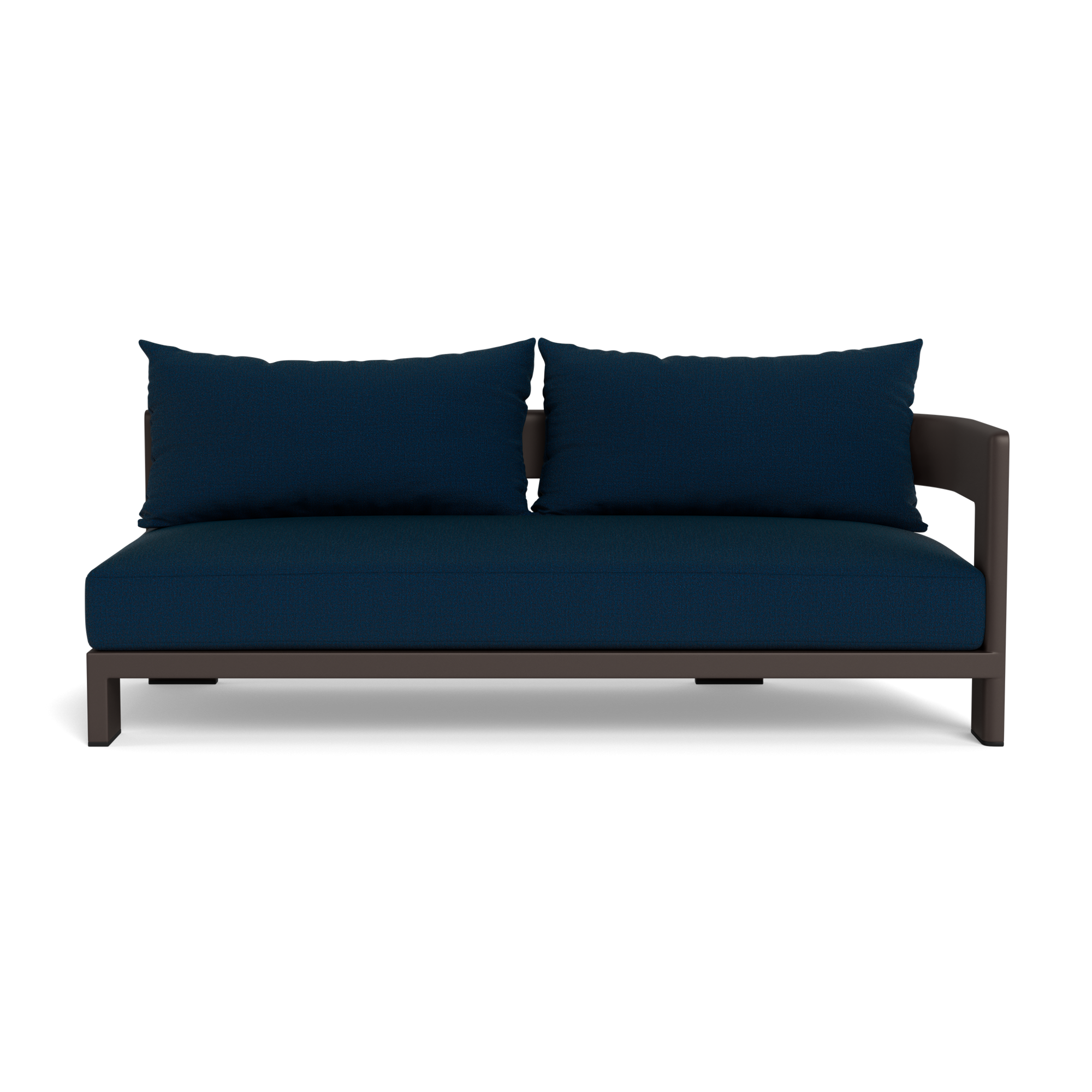 Victoria Aluminum 2 Seat 1 Arm Right
