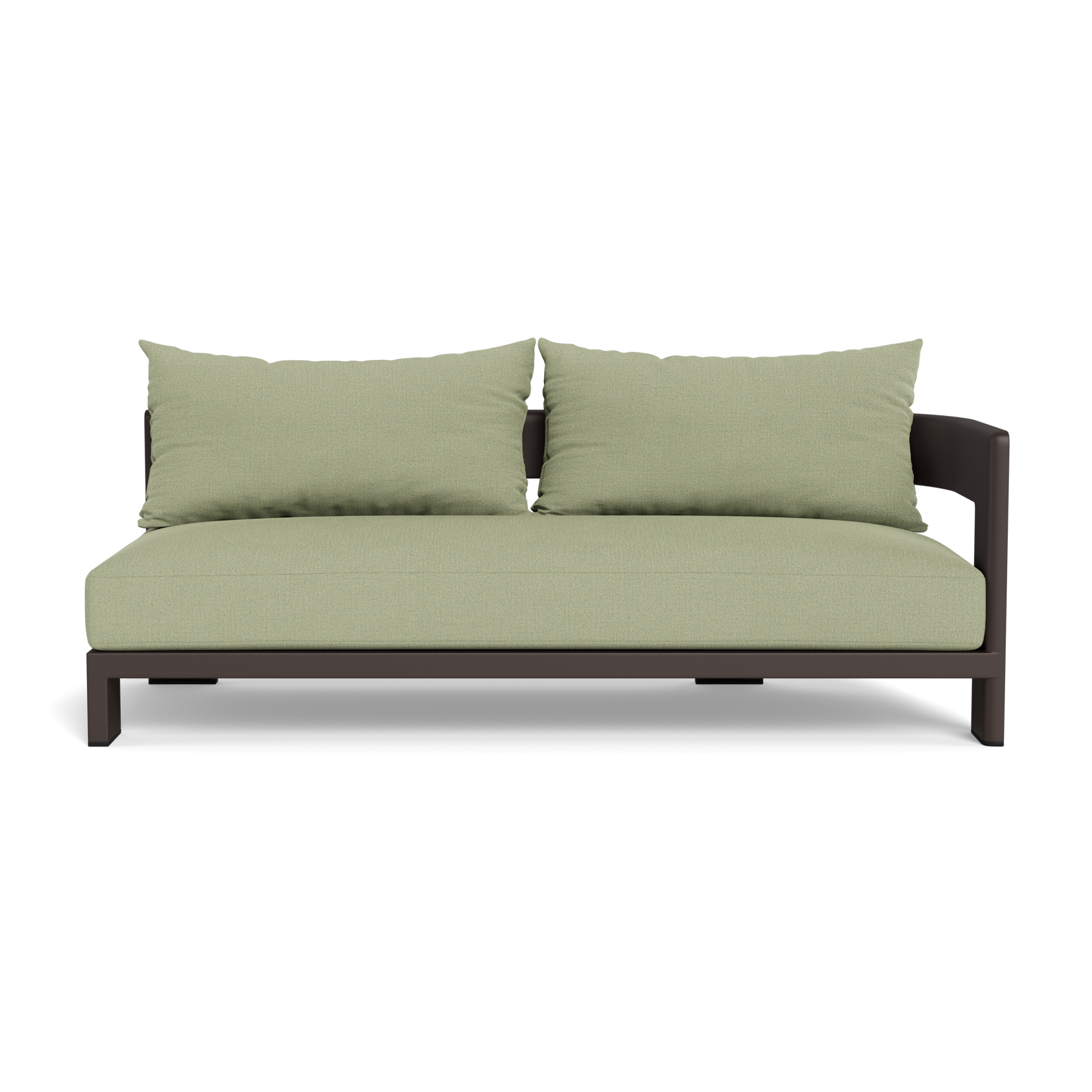 Victoria Aluminum 2 Seat 1 Arm Right