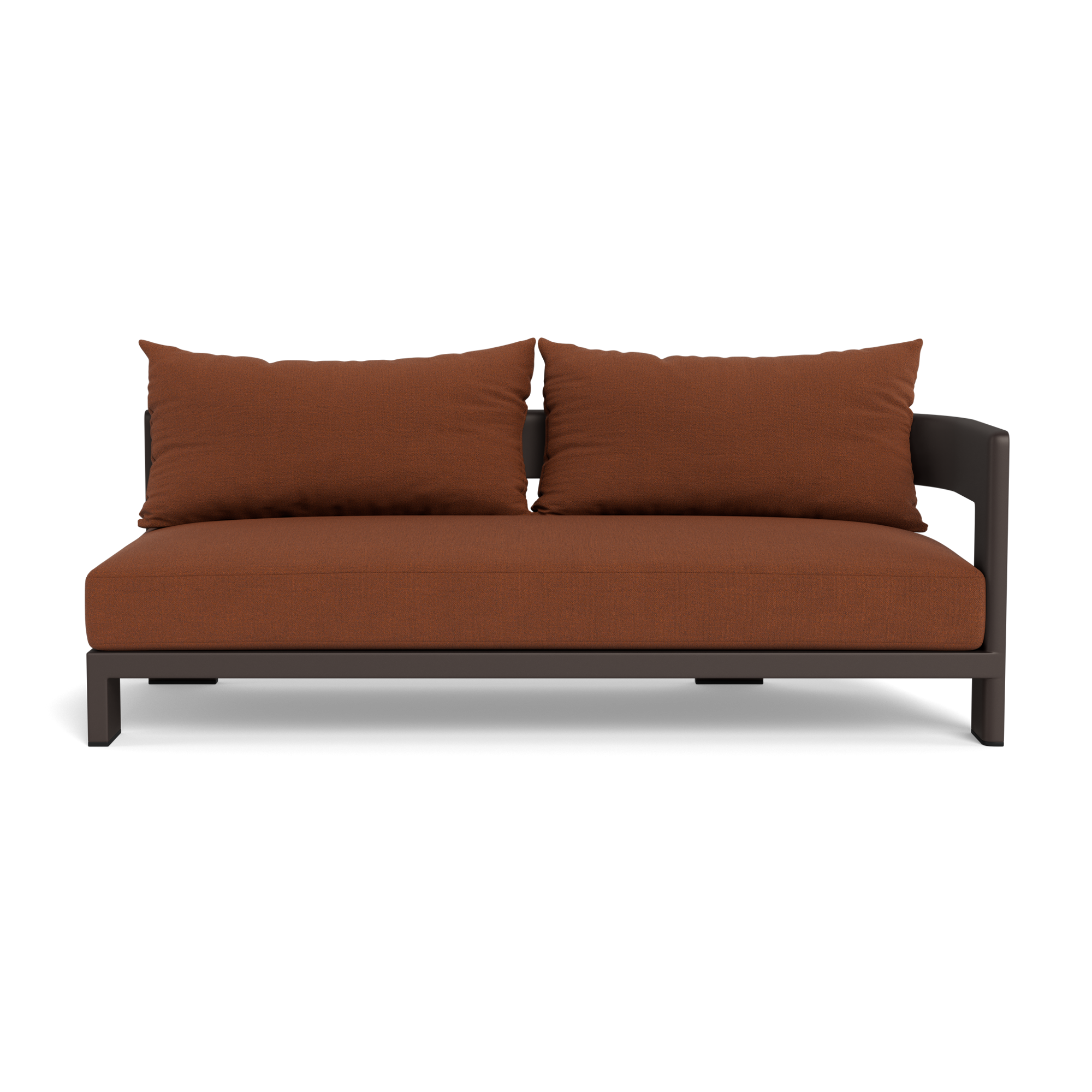 Victoria Aluminum 2 Seat 1 Arm Right