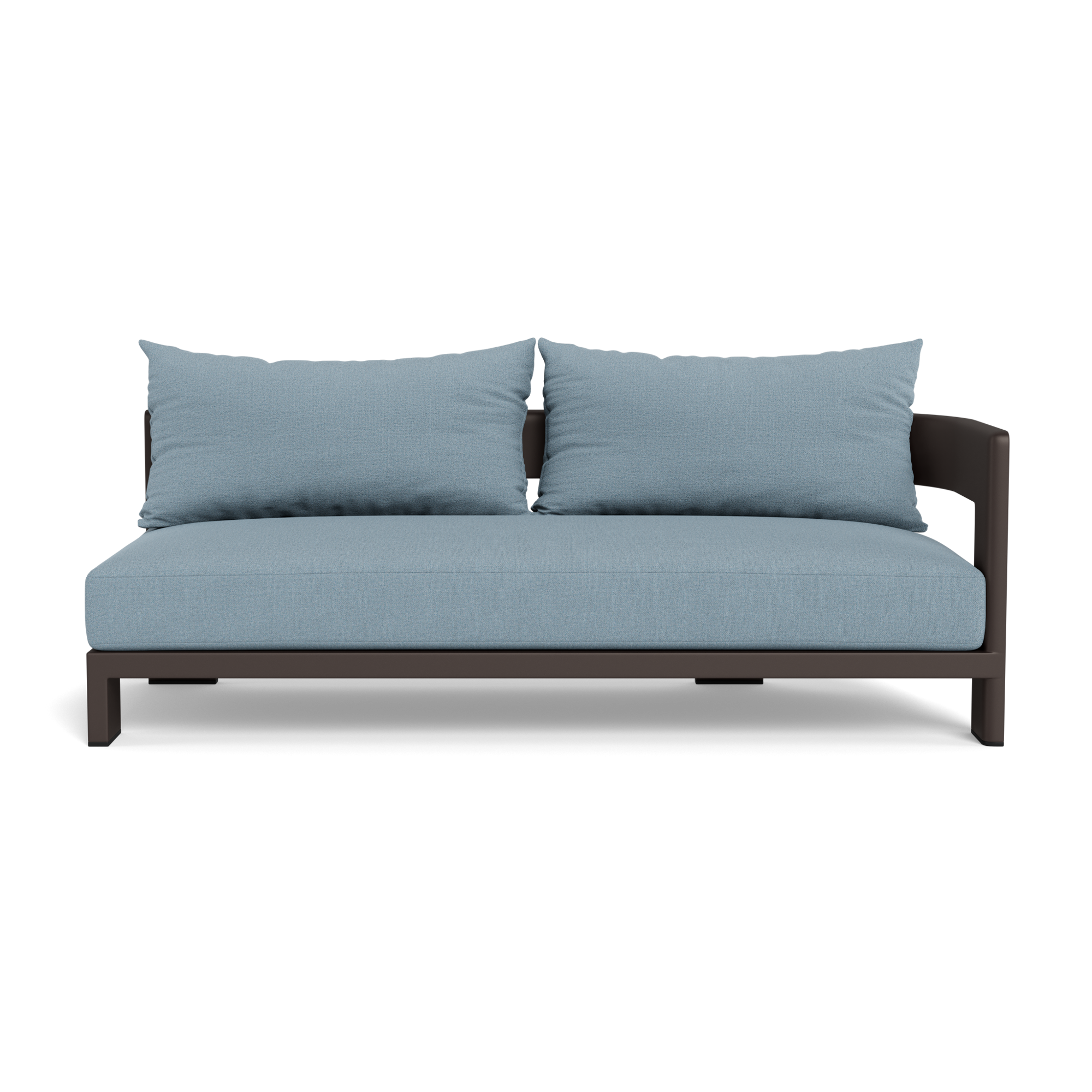 Victoria Aluminum 2 Seat 1 Arm Right
