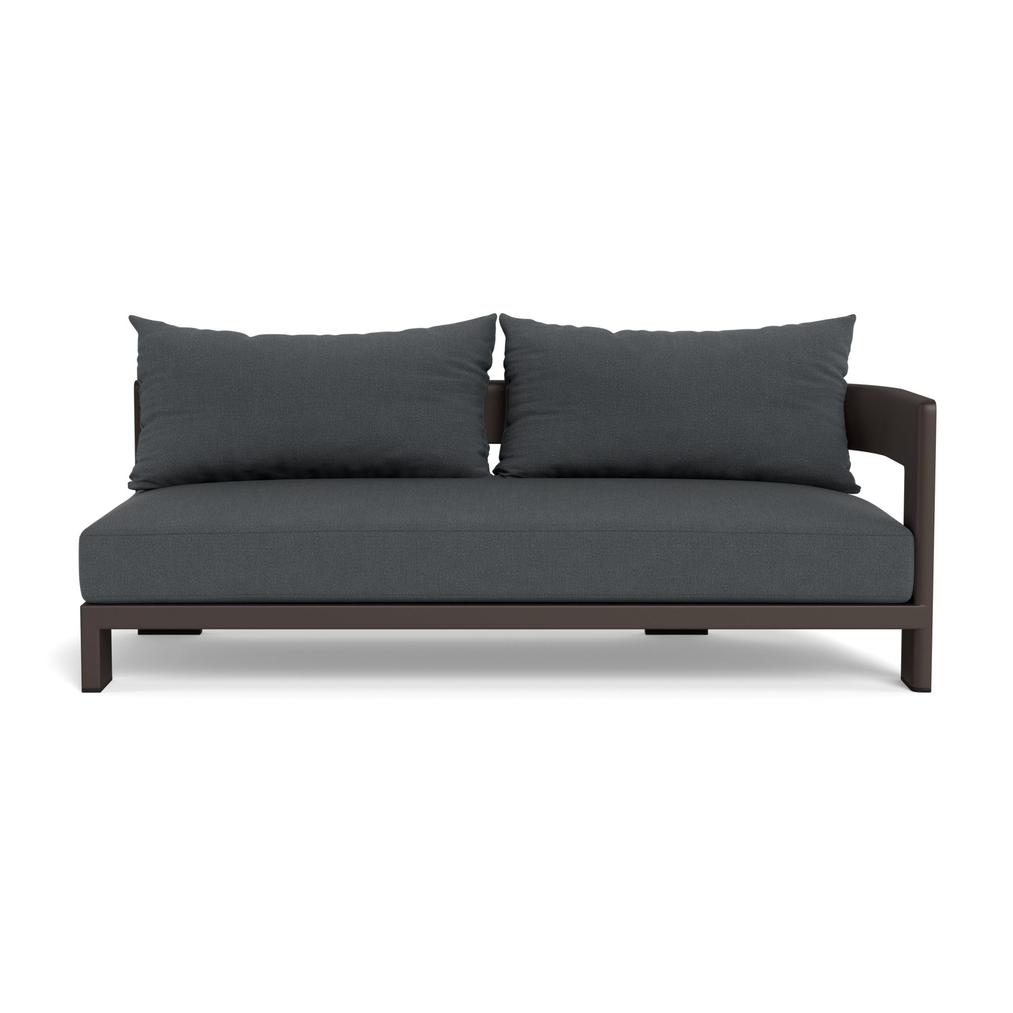 Victoria Aluminum 2 Seat 1 Arm Right