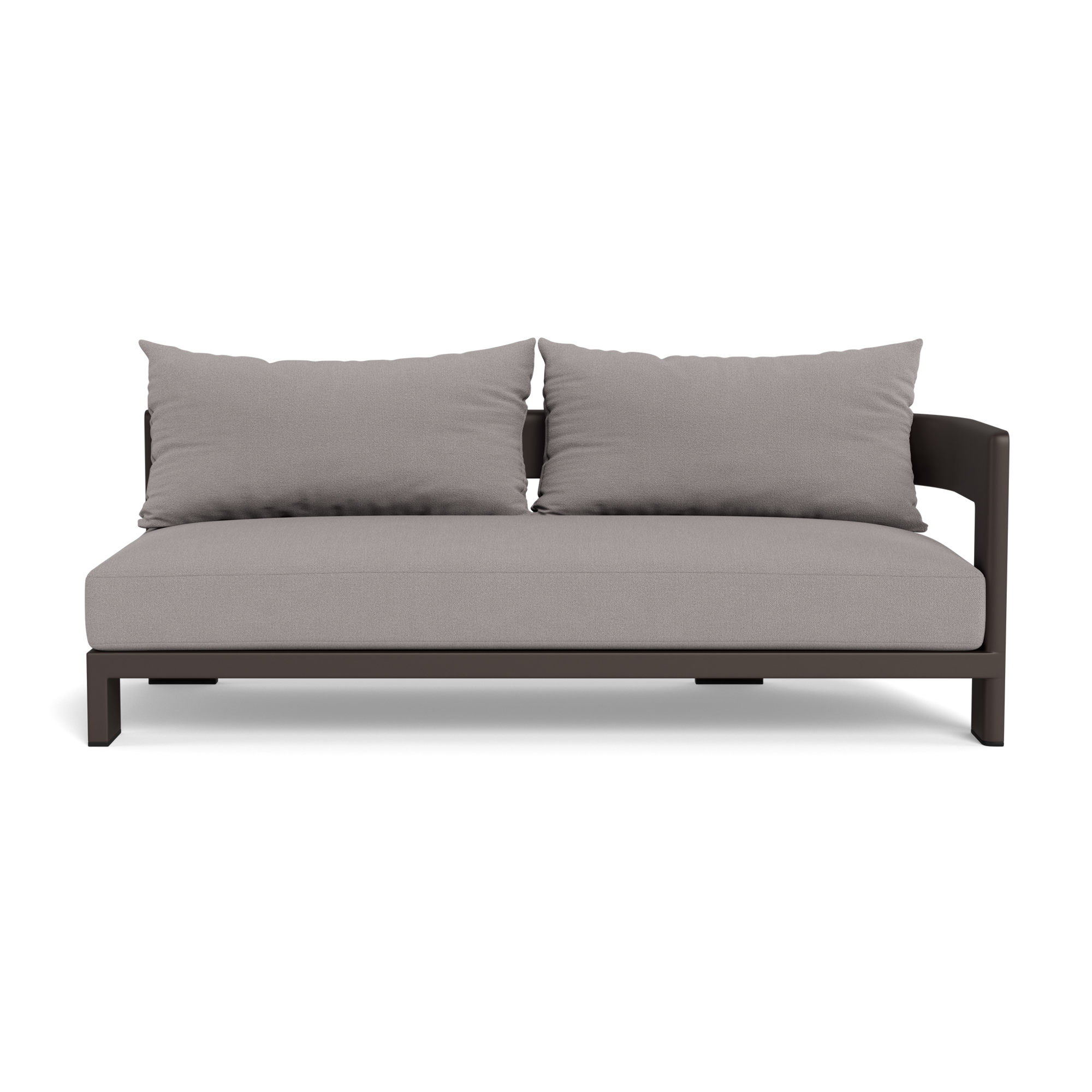 Victoria Aluminum 2 Seat 1 Arm Right