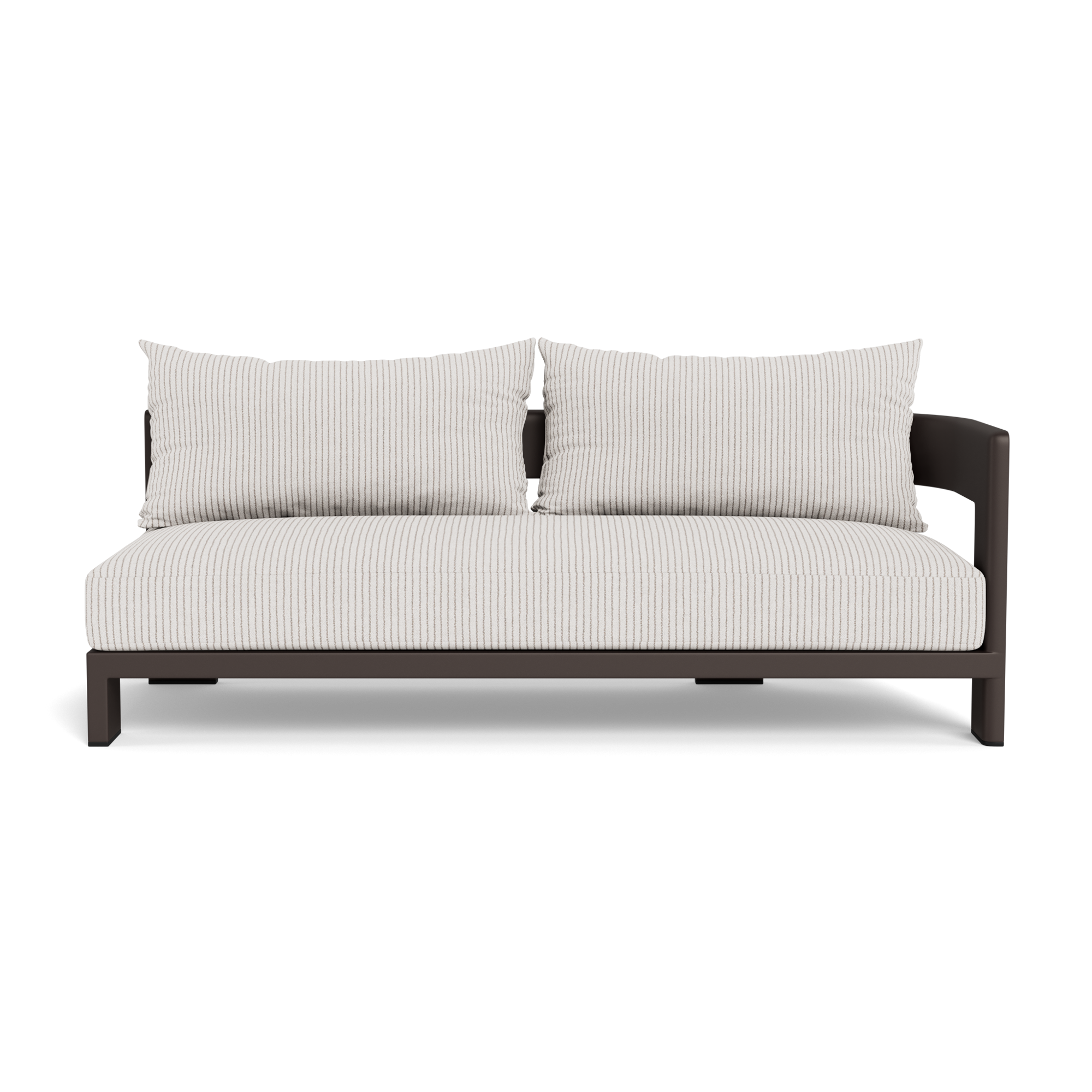 Victoria Aluminum 2 Seat 1 Arm Right