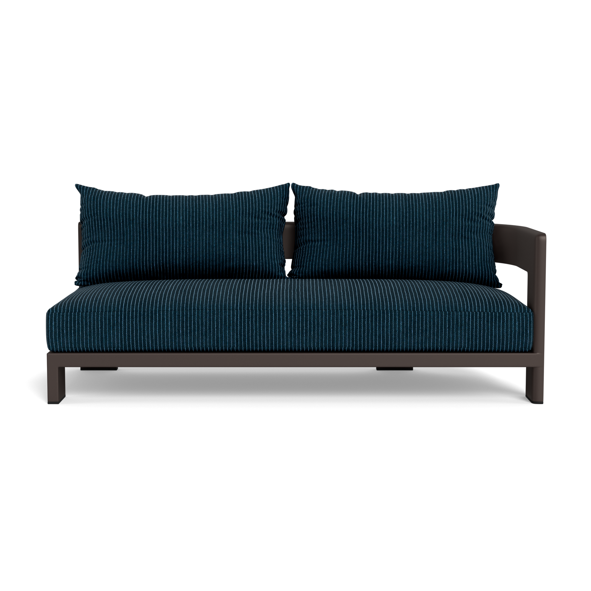 Victoria Aluminum 2 Seat 1 Arm Right