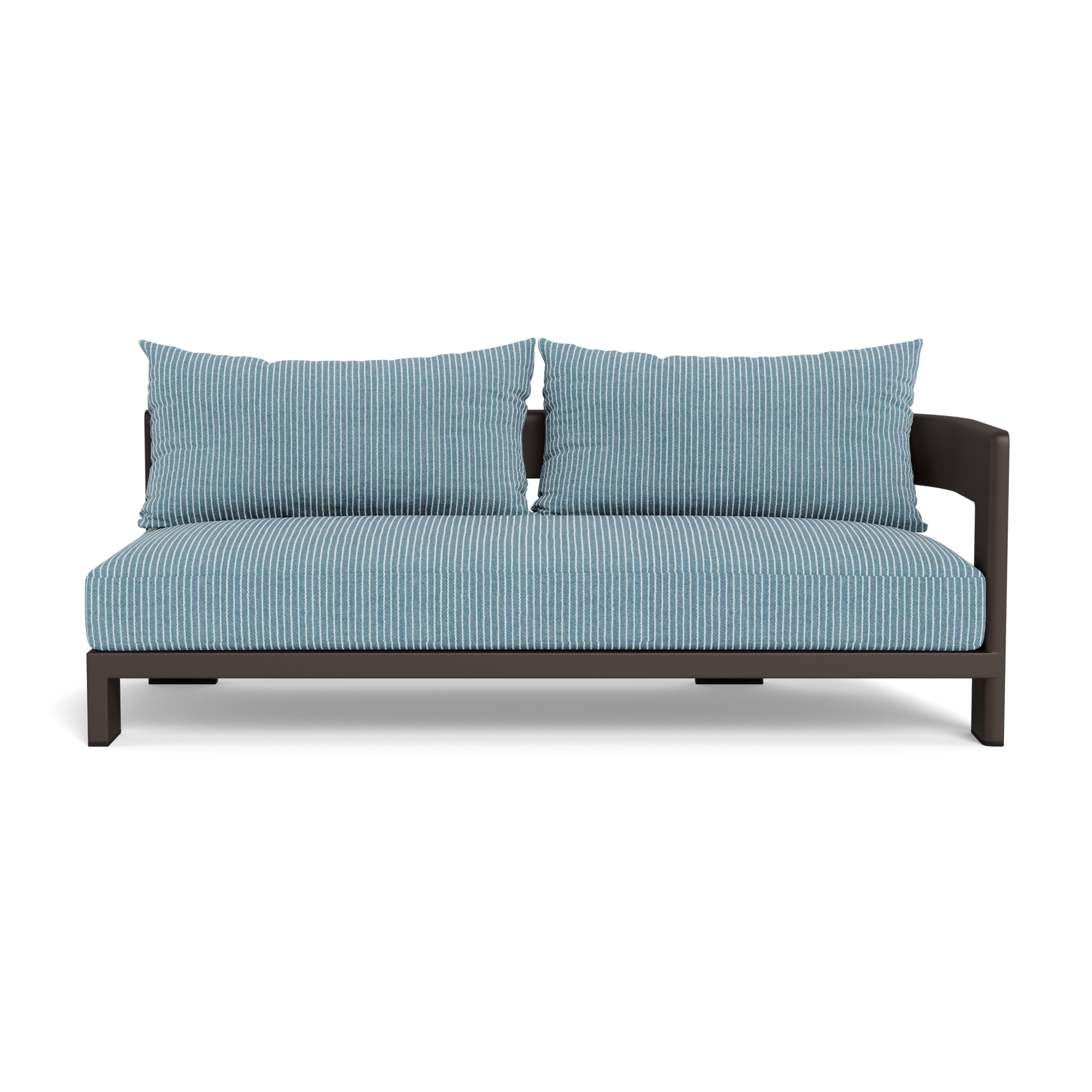 Victoria Aluminum 2 Seat 1 Arm Right